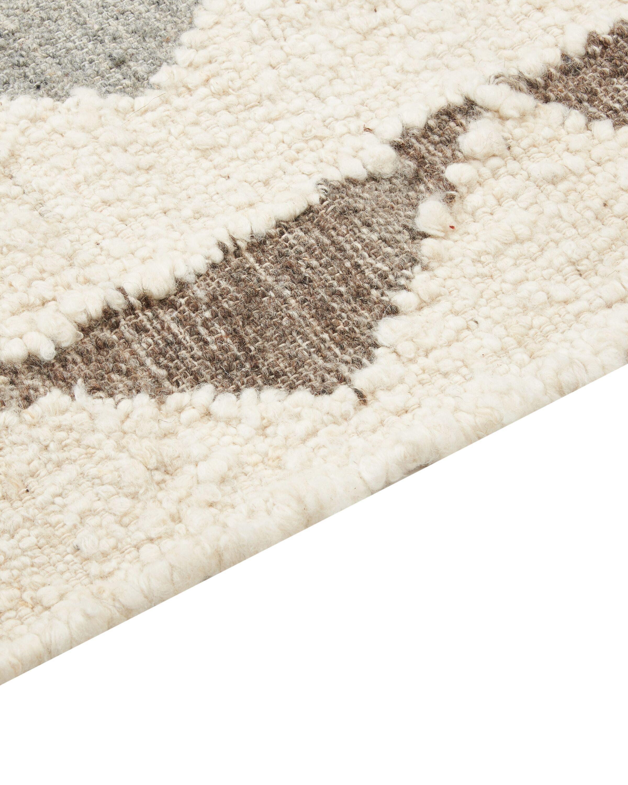 Beliani Teppich aus Wolle Boho ARALEZ