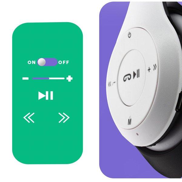 Avizar Bluetooth-Headset - Weiß