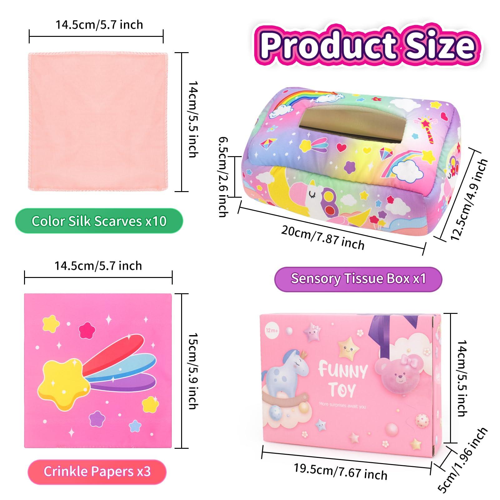 Activity-board Tissue Box Tissue Box mit Einhorn Brief Farbe Textur Zahl, frühes Lernen Spielzeug