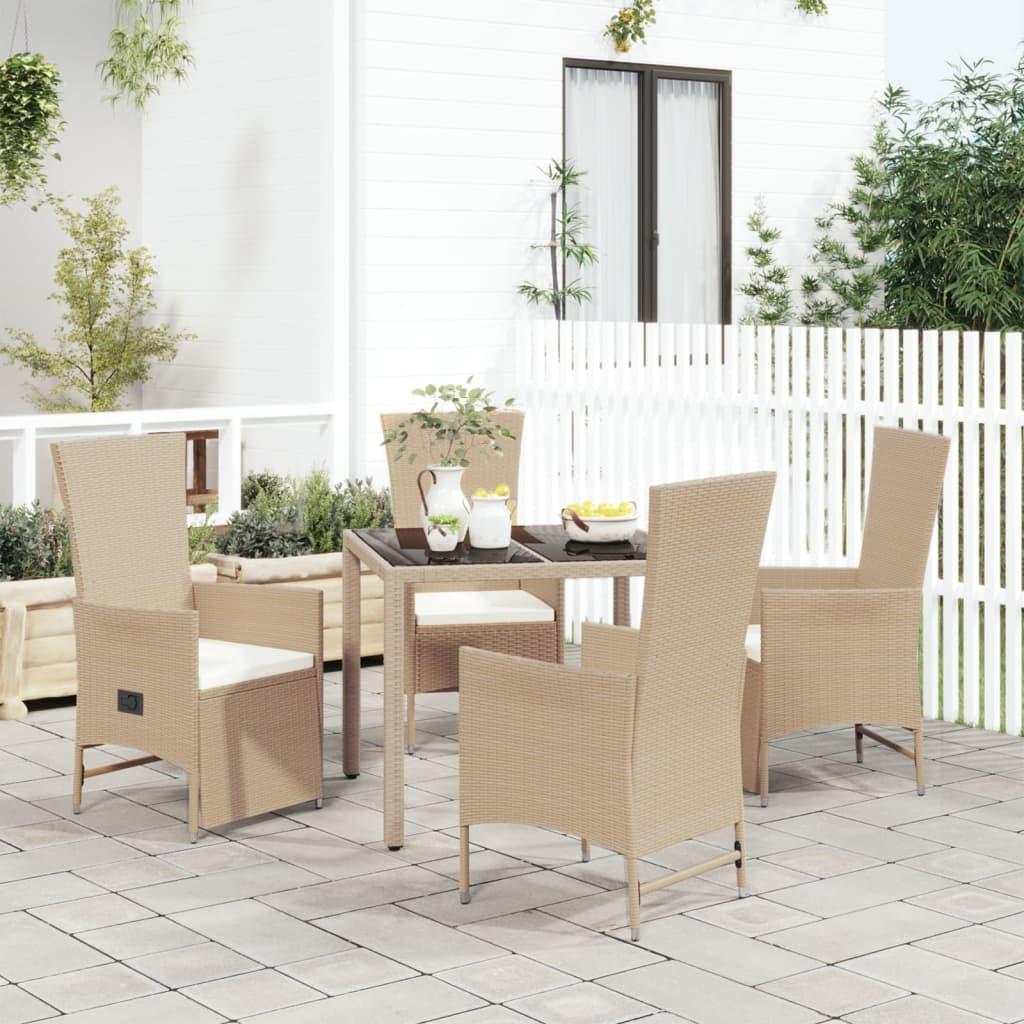 VidaXL Garten essgruppe poly-rattan