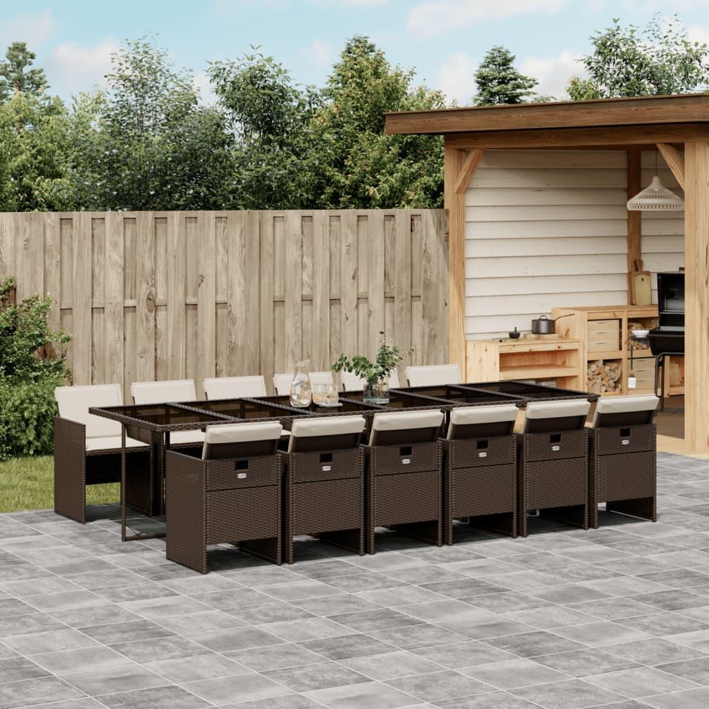 VidaXL Garten essgruppe poly-rattan