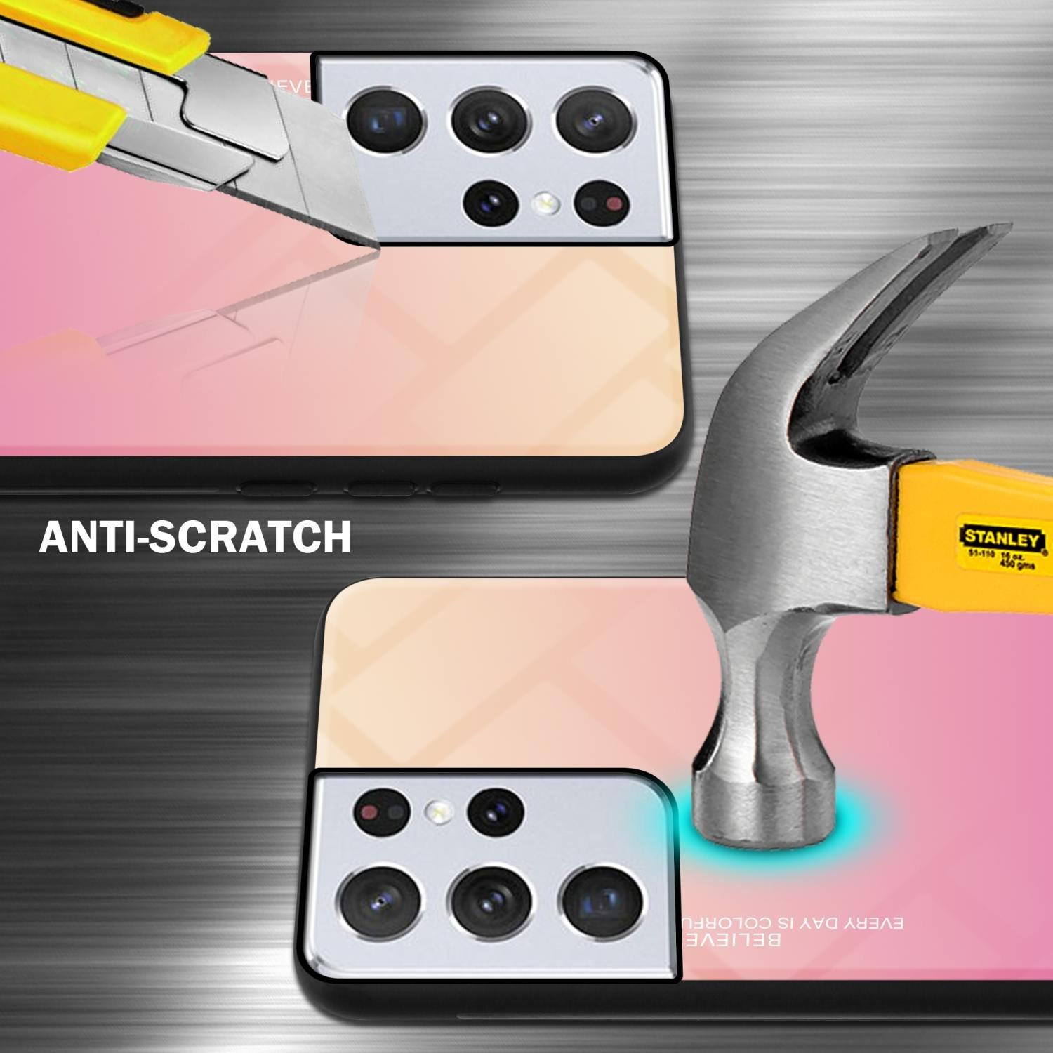 Cadorabo Hülle für Samsung Galaxy S22 ULTRA Zweifarbig