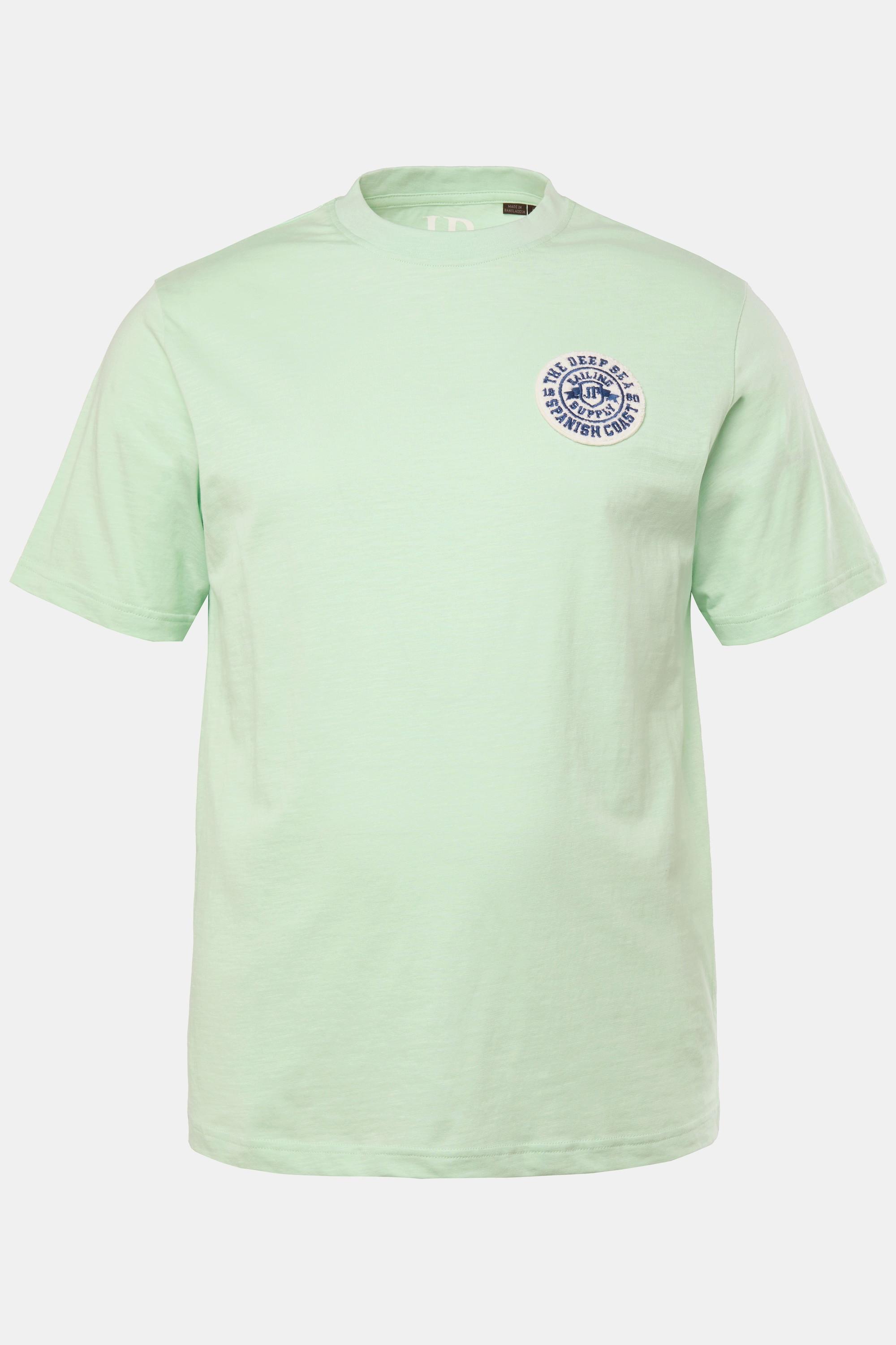 JP1880 Halbarm T-Shirt mit Brust-Badge