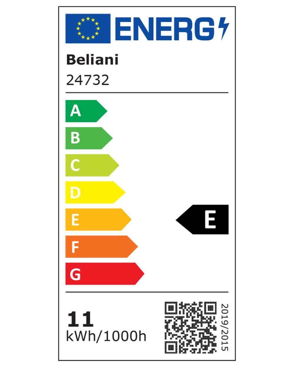 Beliani LED Stehlampe aus Kunststoff Modern CARINA