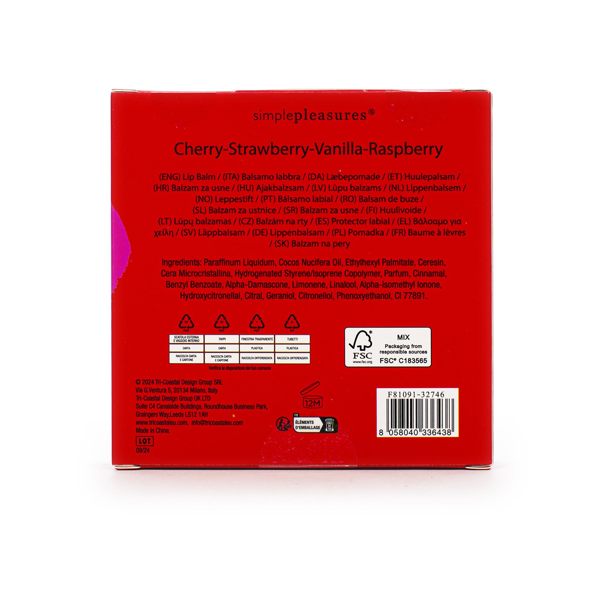 Simple Pleasures Set Lippenbalsam Punkte