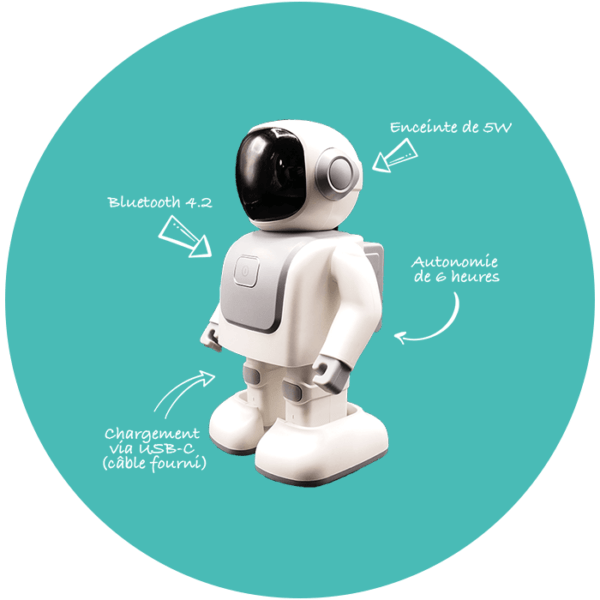 Kidywolf Dancing Robot Bluetooth Speaker