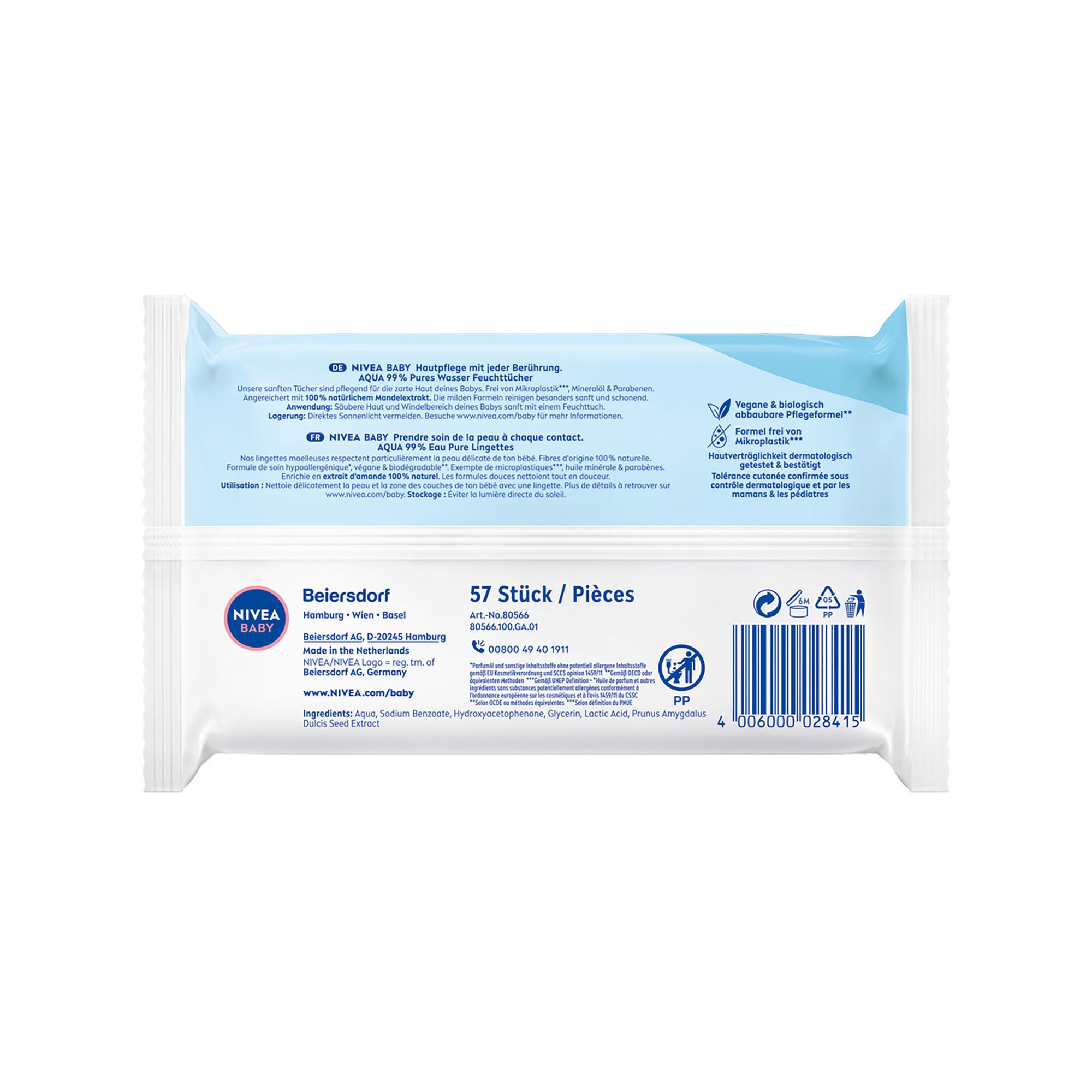 NIVEA Baby AQUA Feuchttücher