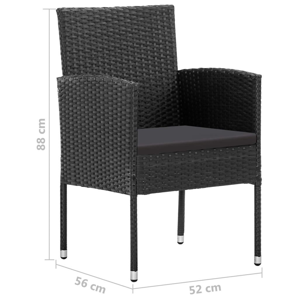VidaXL Gartenstuhl poly-rattan