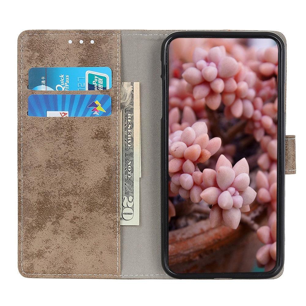 Cover-Discount Galaxy S22+ - Vintage Etui Wildleder Optik