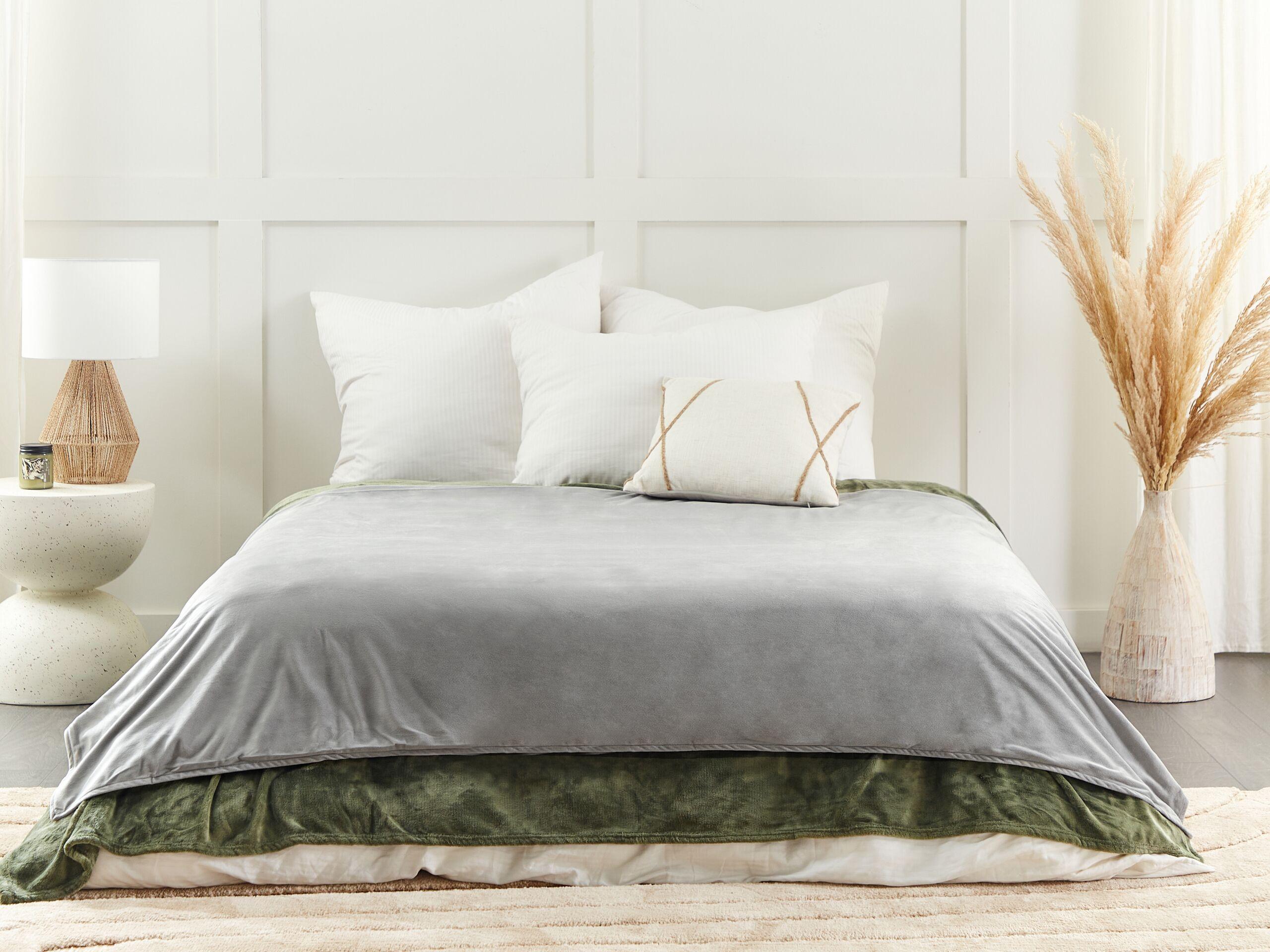 Beliani Bezug für Gewichtsdecke aus Polyester Skandinavisch RHEA