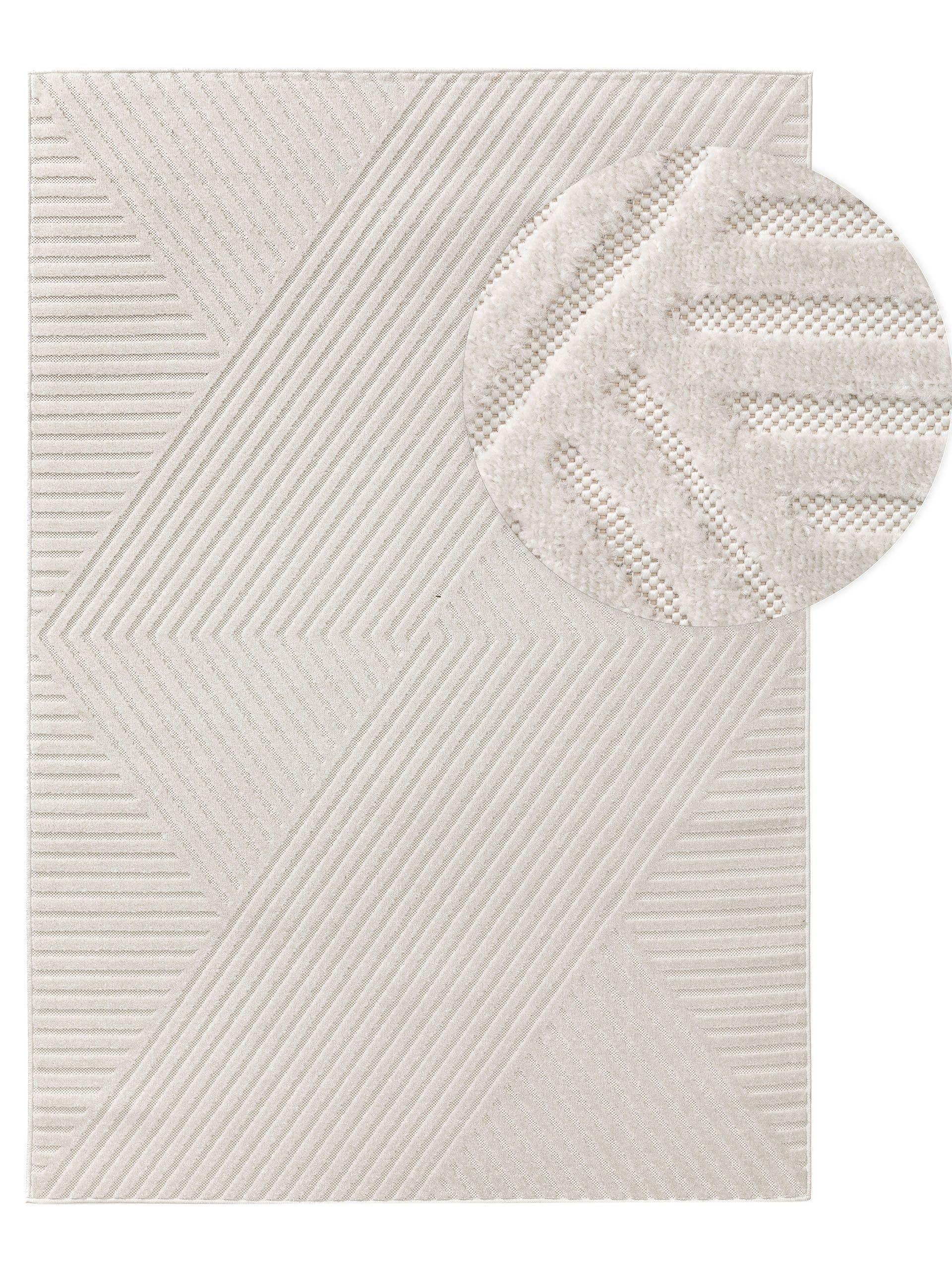 Benuta In- & Outdoor-Teppich Mars Cream