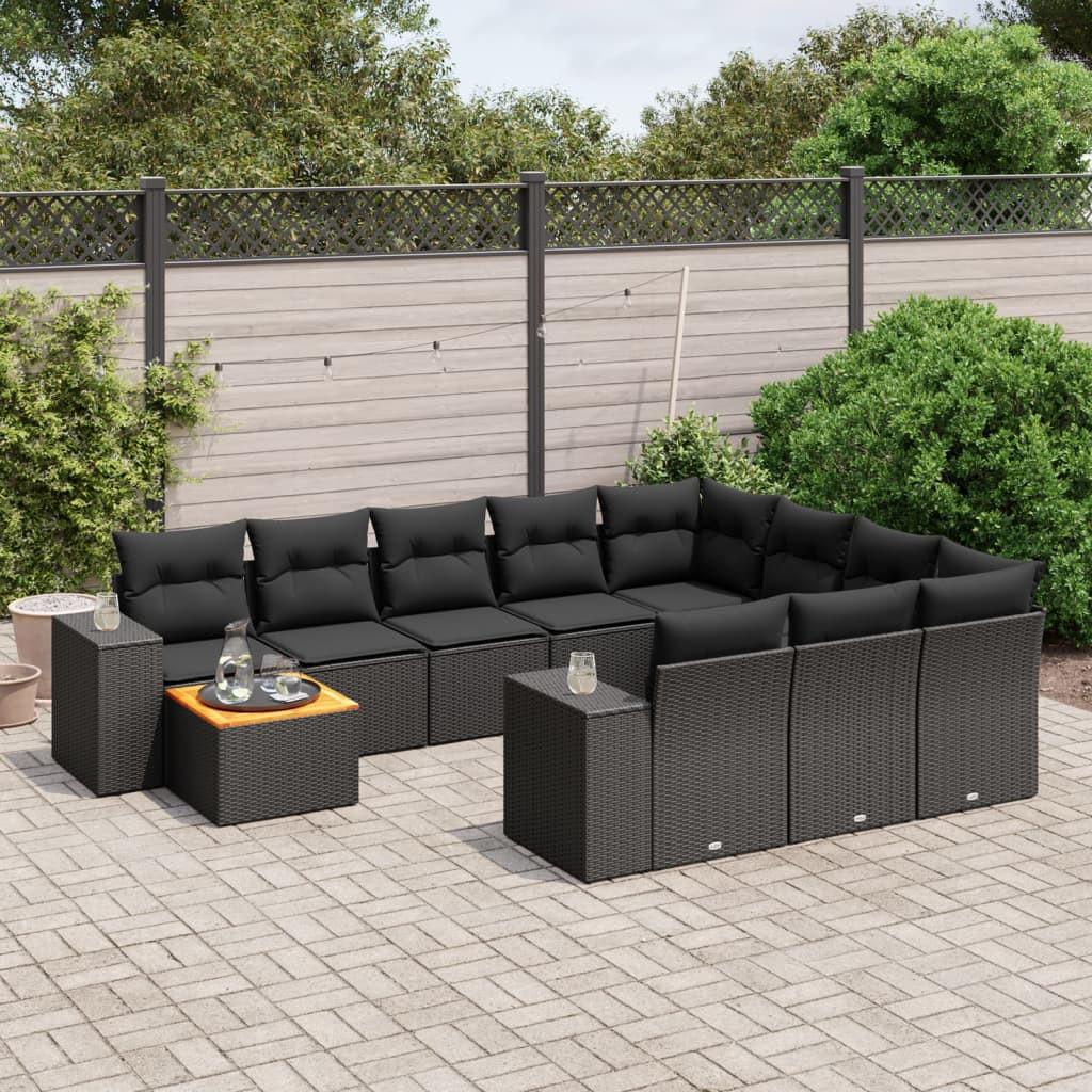 VidaXL Garten sofagarnitur poly-rattan