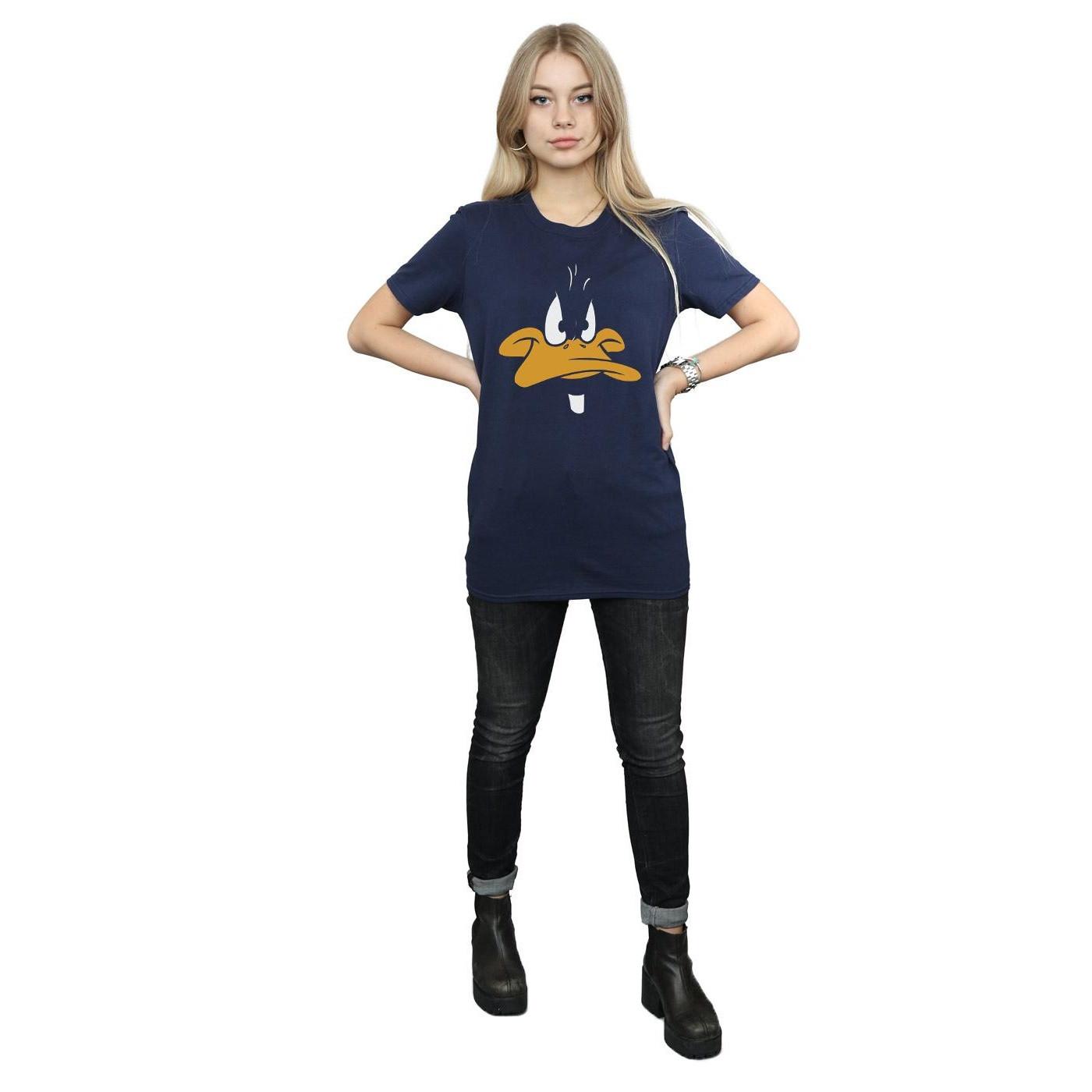 LOONEY TUNES Daffy Duck Face T-Shirt