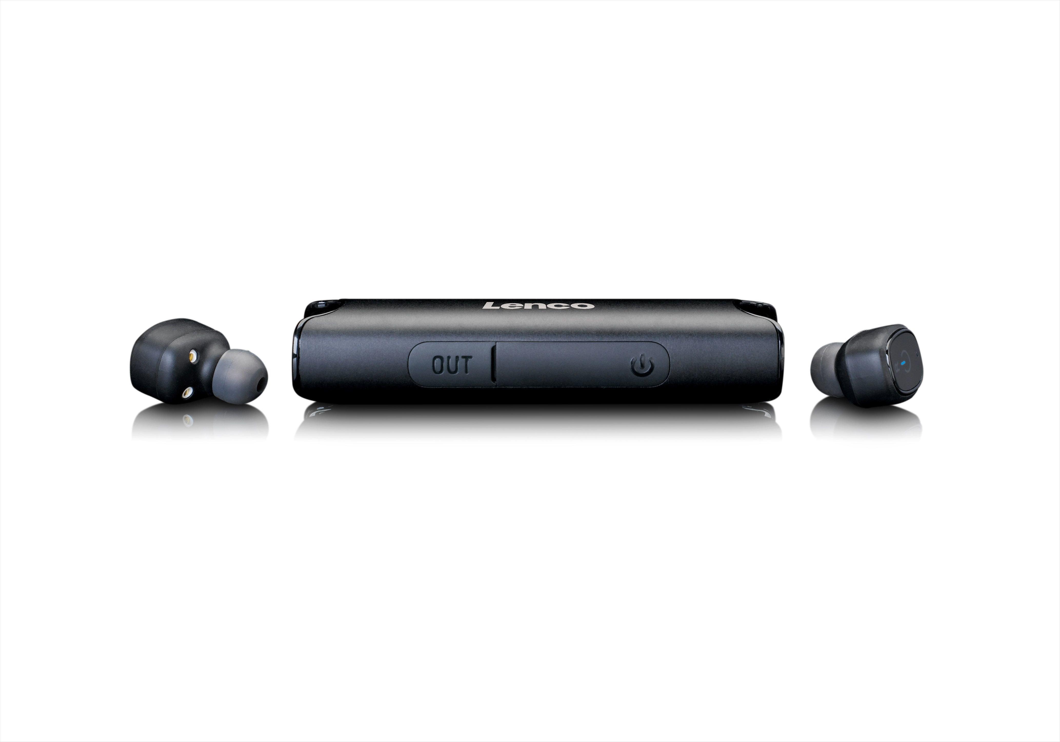 E+P Elektrik Lenco EPB-440 Kopfhörer Kabellos im Ohr Mikro-USB Bluetooth Schwarz