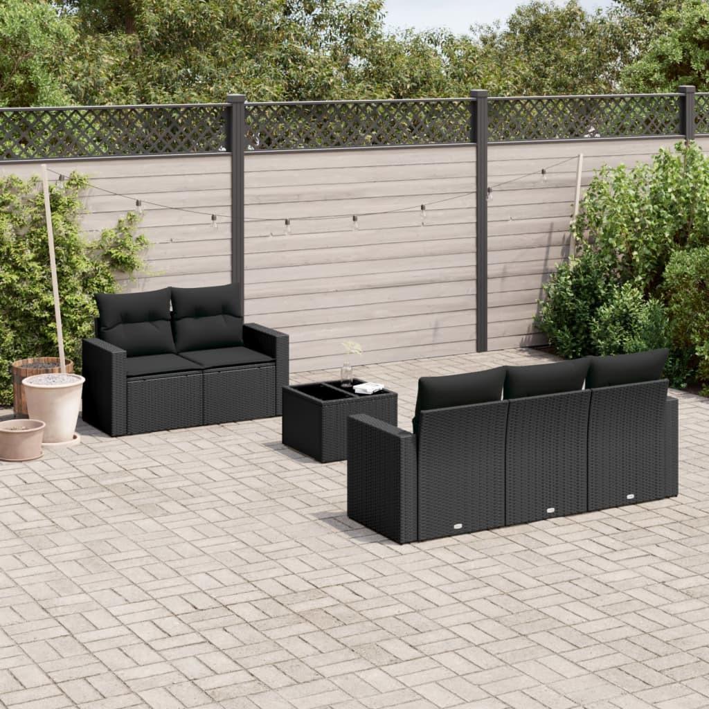 VidaXL Garten sofagarnitur poly-rattan