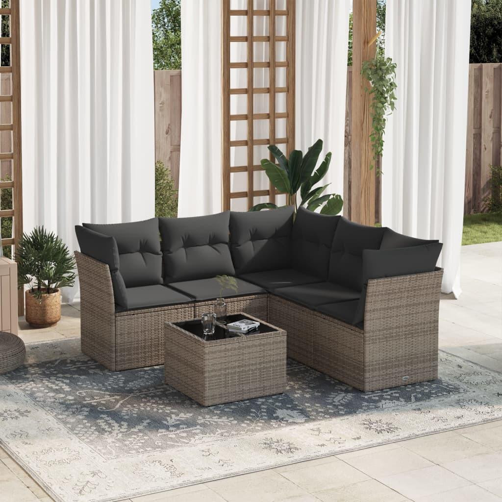 VidaXL Garten sofagarnitur poly-rattan