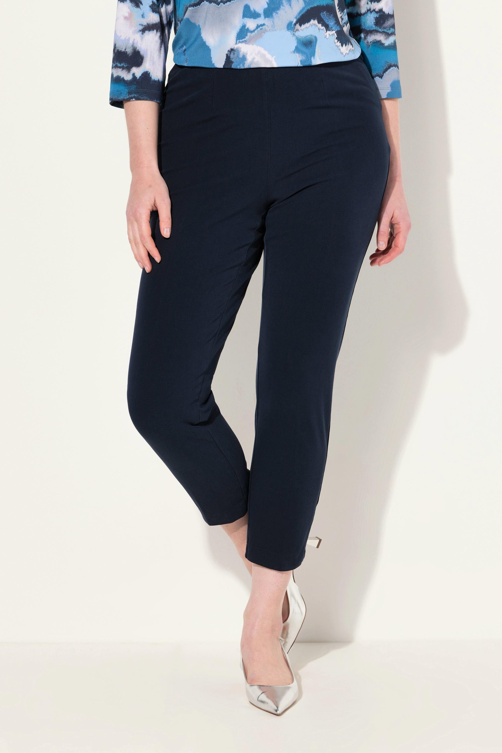 Ulla Popken 7/8 Hose Schmales Bein Elastikbund