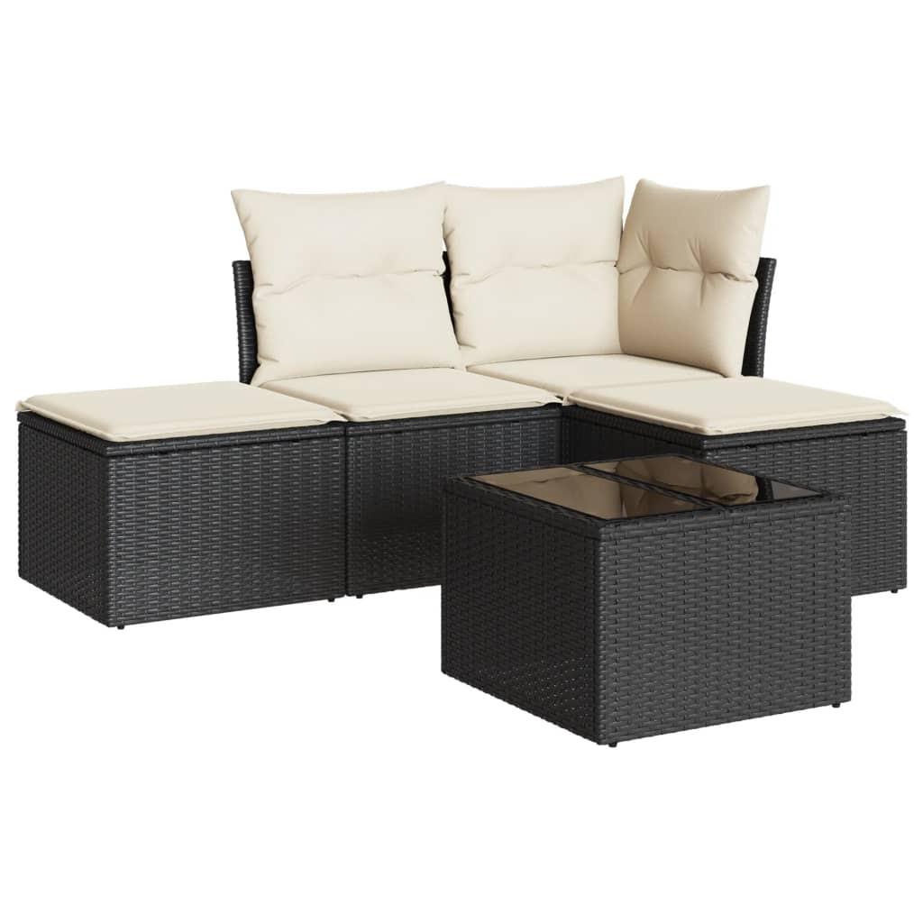 VidaXL Garten sofagarnitur poly-rattan