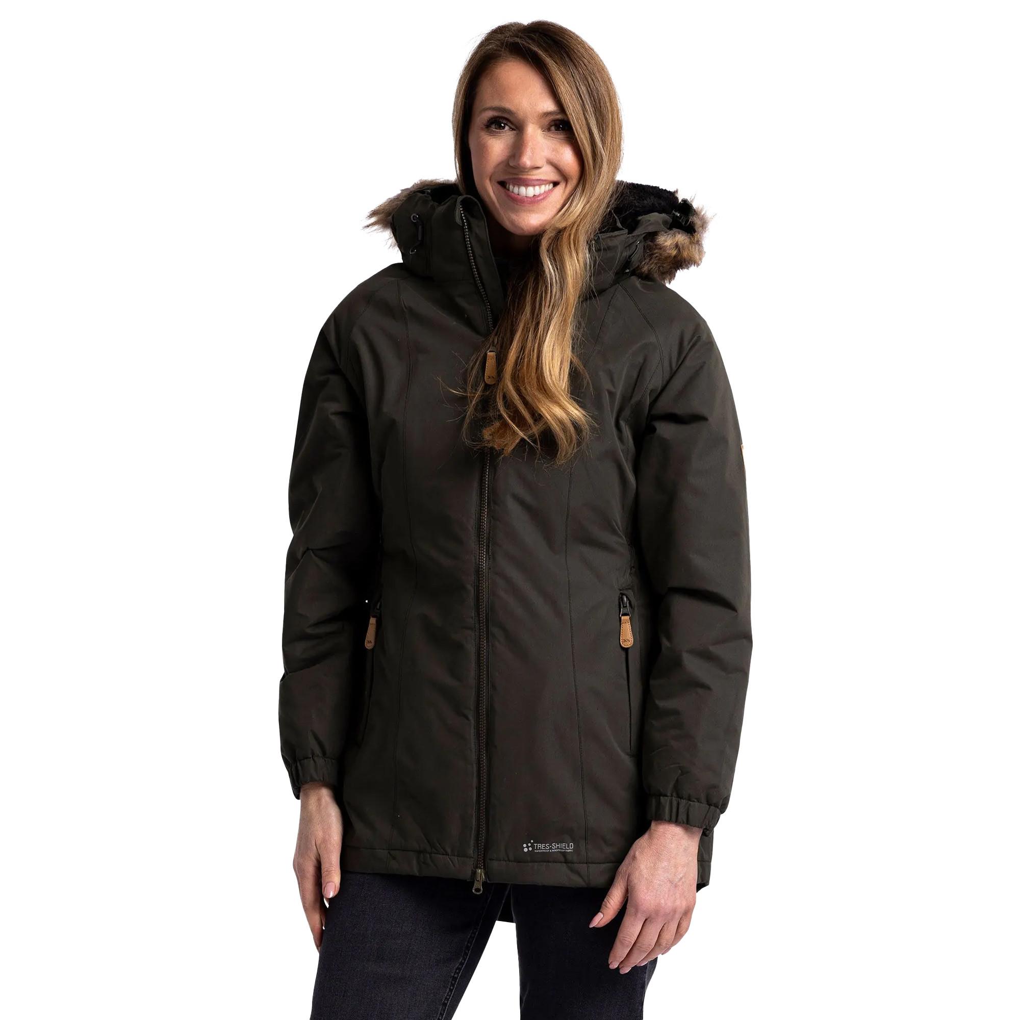 Trespass Parka Celebrity, isoliert, längere Länge