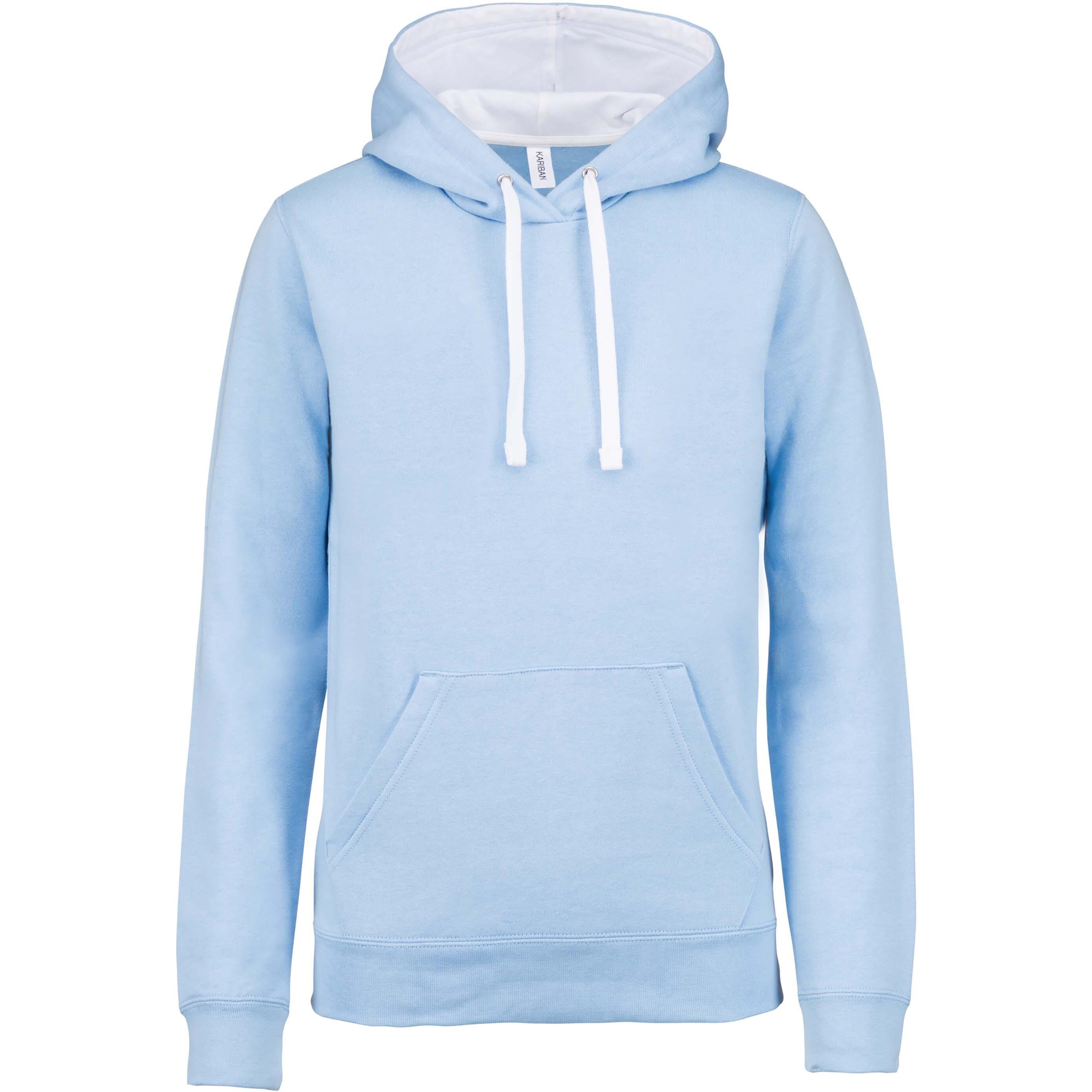 Kariban hoodie contrastée