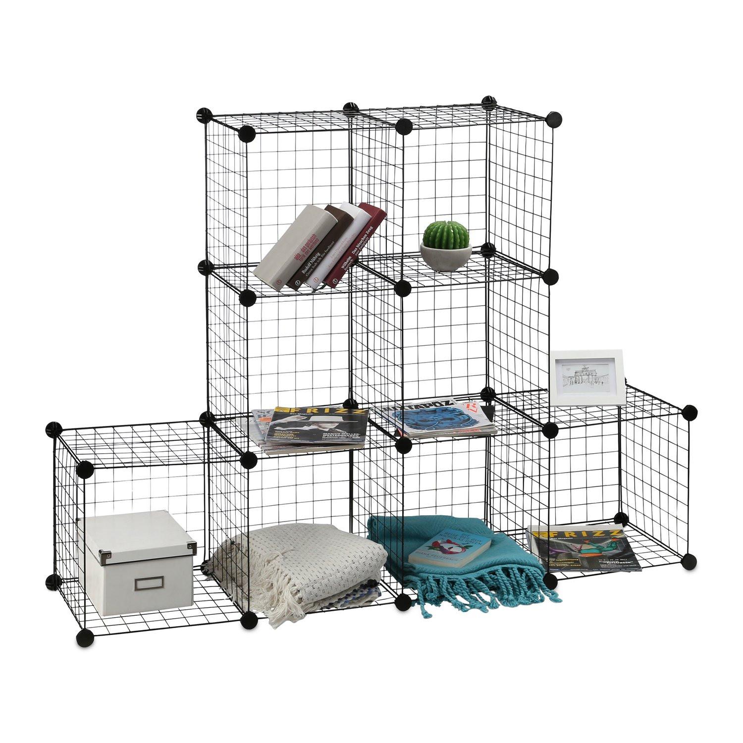 B2X Bolzenfreie Regale aus Drahtgeflecht mit 9 Fächern