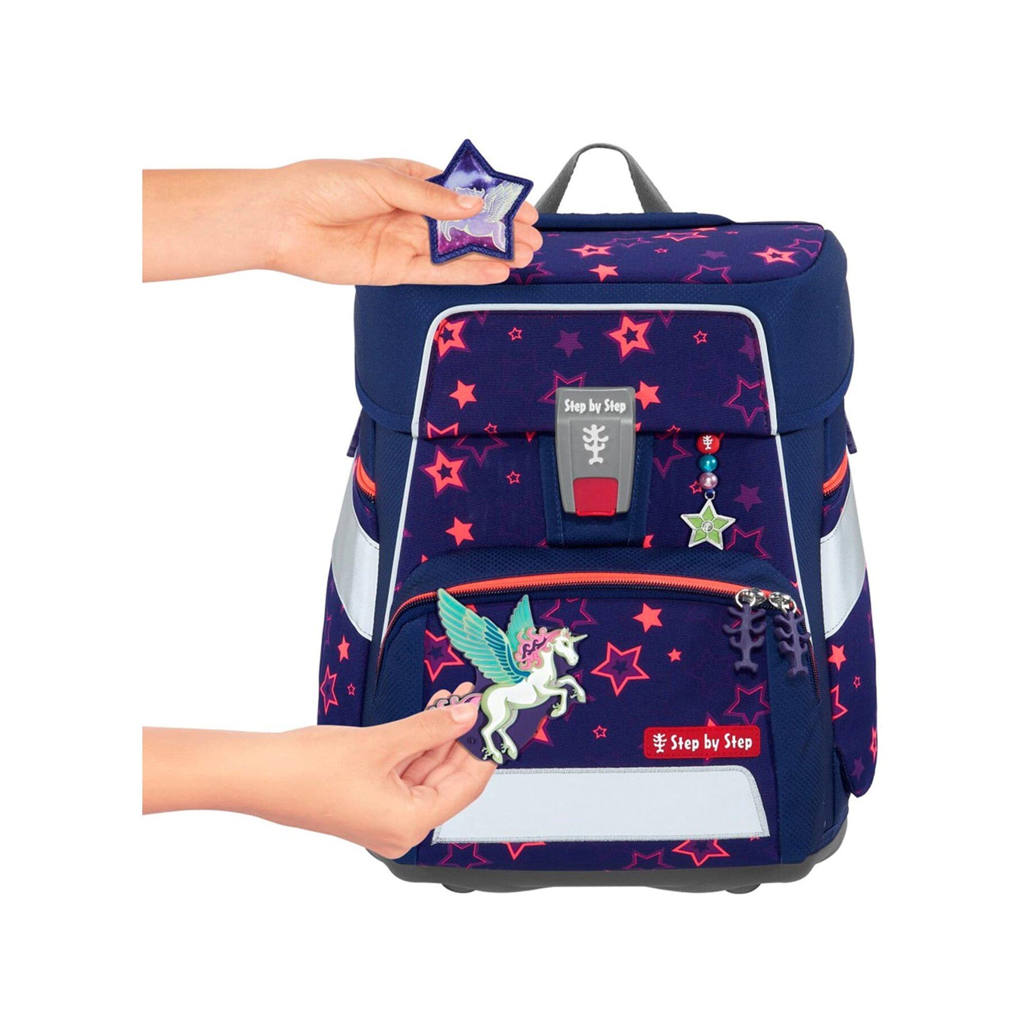 Step by Step Tornister Anhänger Set GLOW Pegasus Night Nuala
