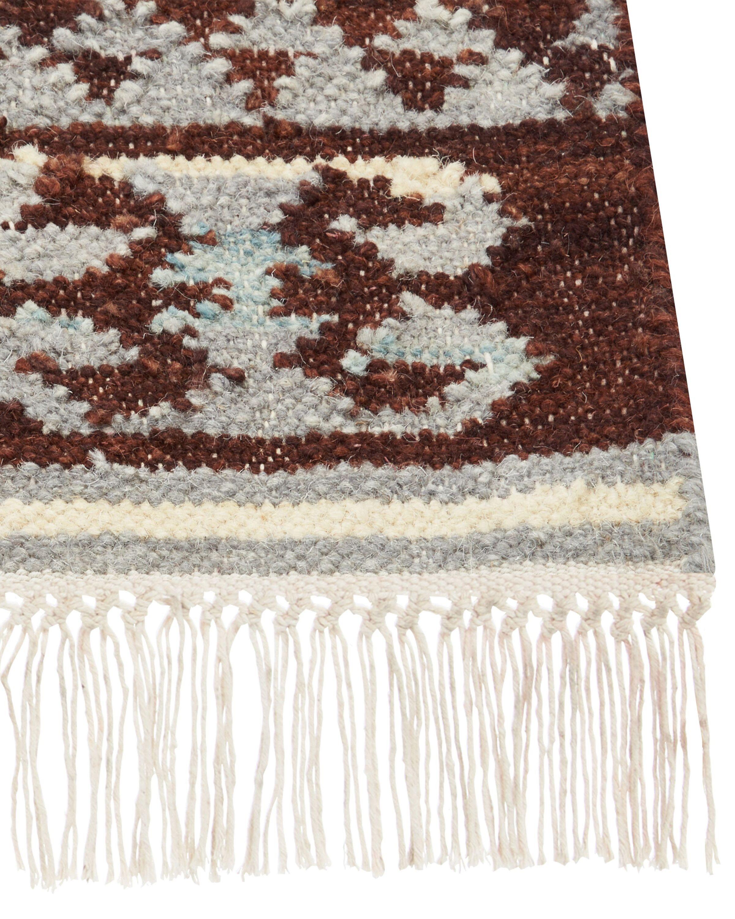 Beliani Teppich aus Wolle Boho AKNALICH