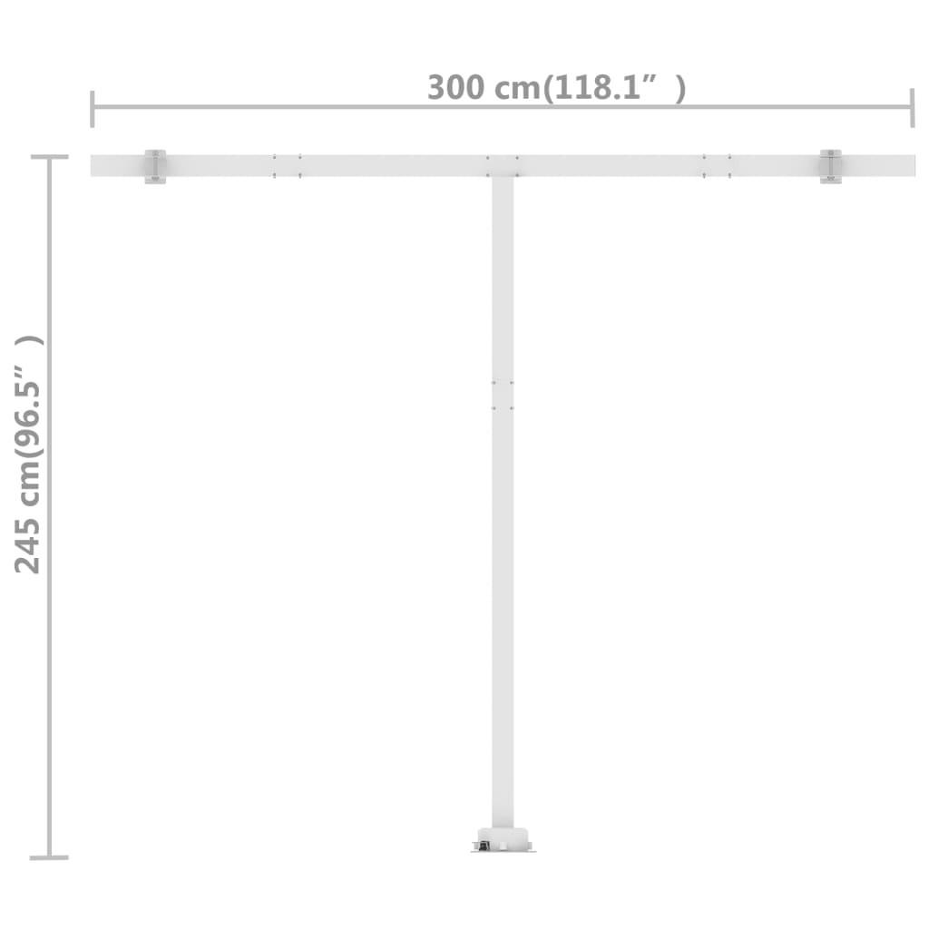 VidaXL Markise aluminium