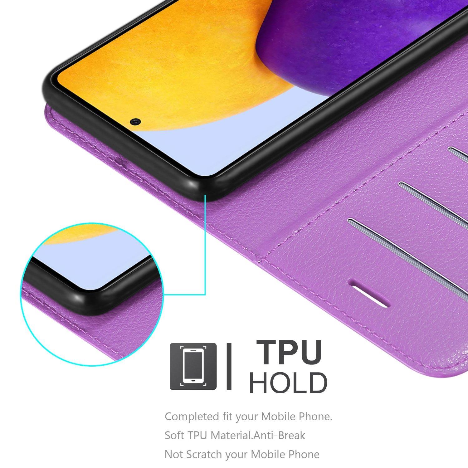 Cadorabo Hülle für Samsung Galaxy A73 5G Standfunktion, Kartenfach