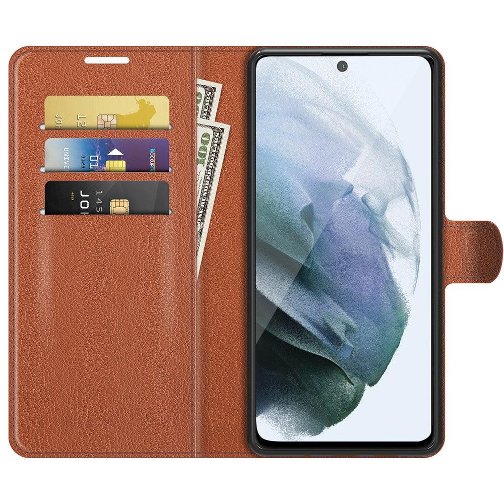 Cover-Discount Galaxy S21 FE - Leder Etui Hülle