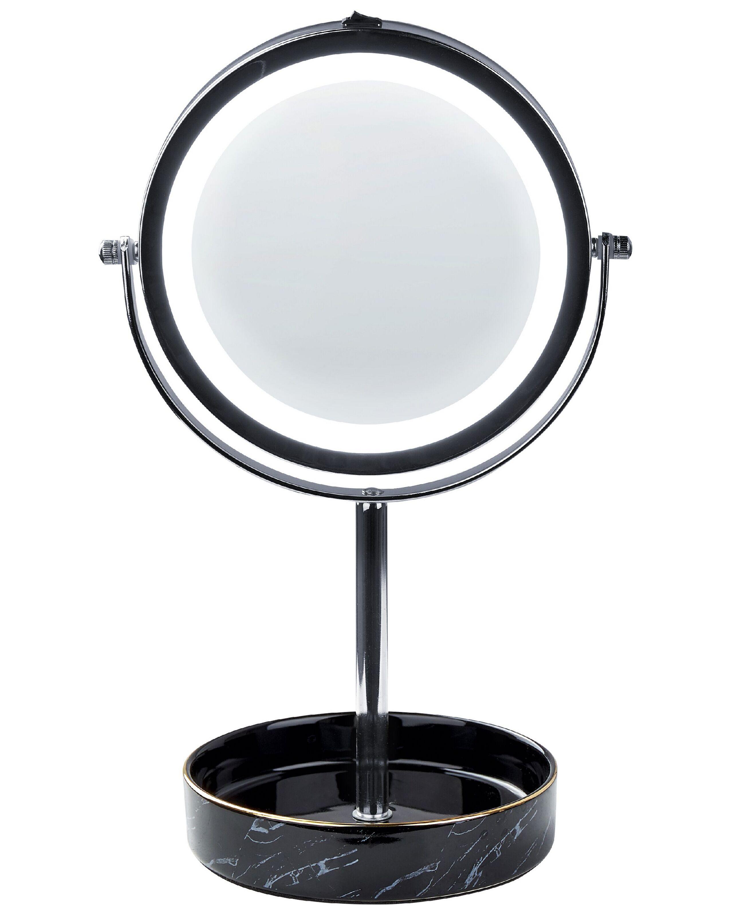 Beliani Kosmetikspiegel aus Eisen Modern SAVOIE