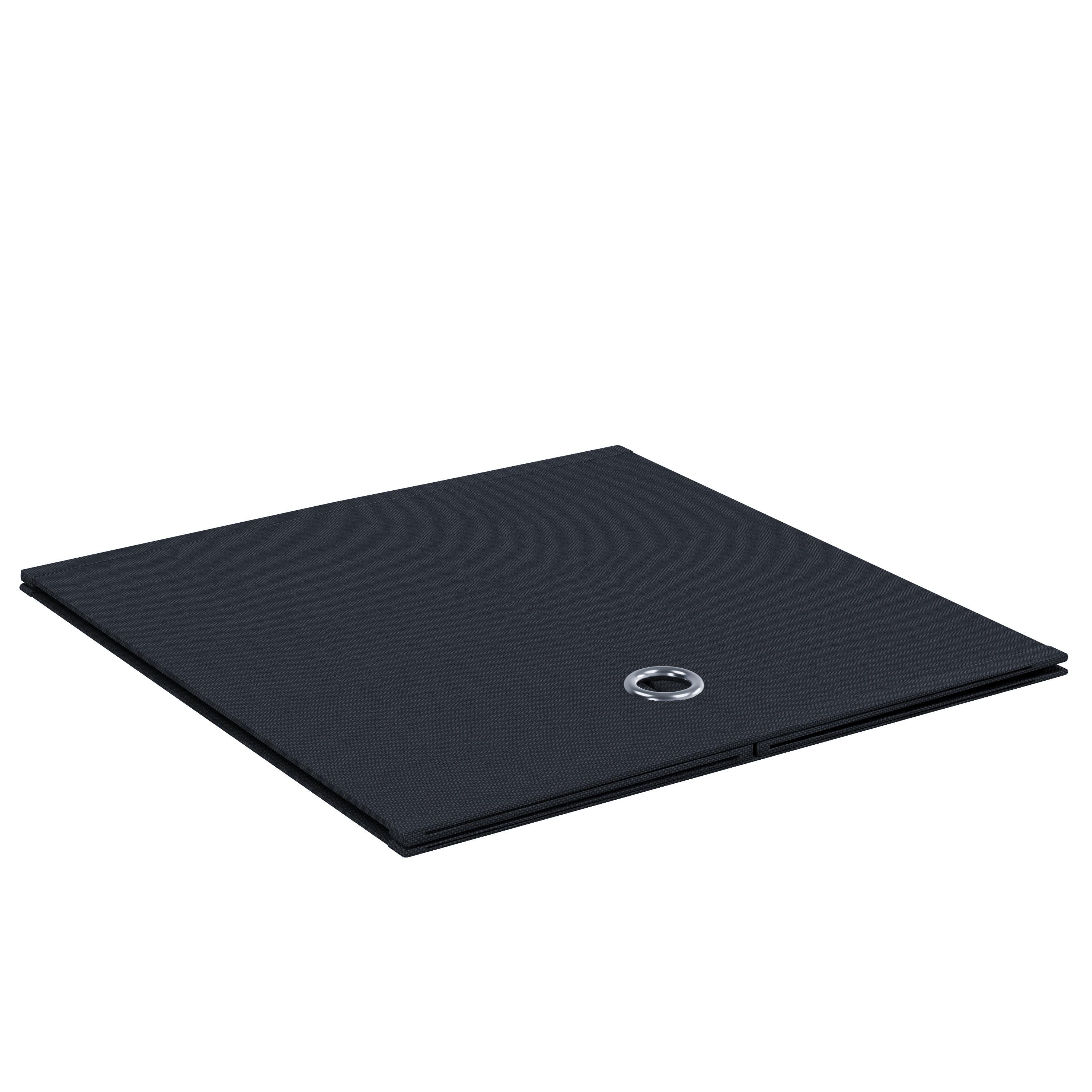 VCM 4er Set Faltbox | Klappbox Stoff Kiste | Faltschachtel | Maße ca. H. 28 x B. 27 x T. 27 cm | Regalbox - Boxas