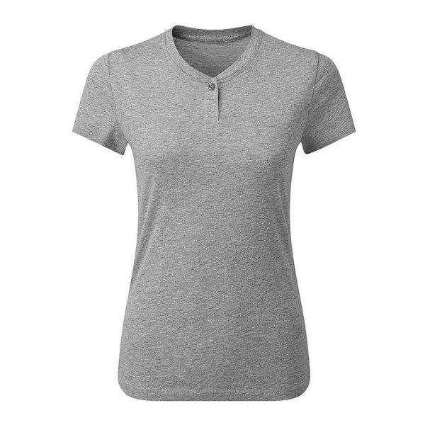 PREMIER Kurzarm Henley T-Shirt