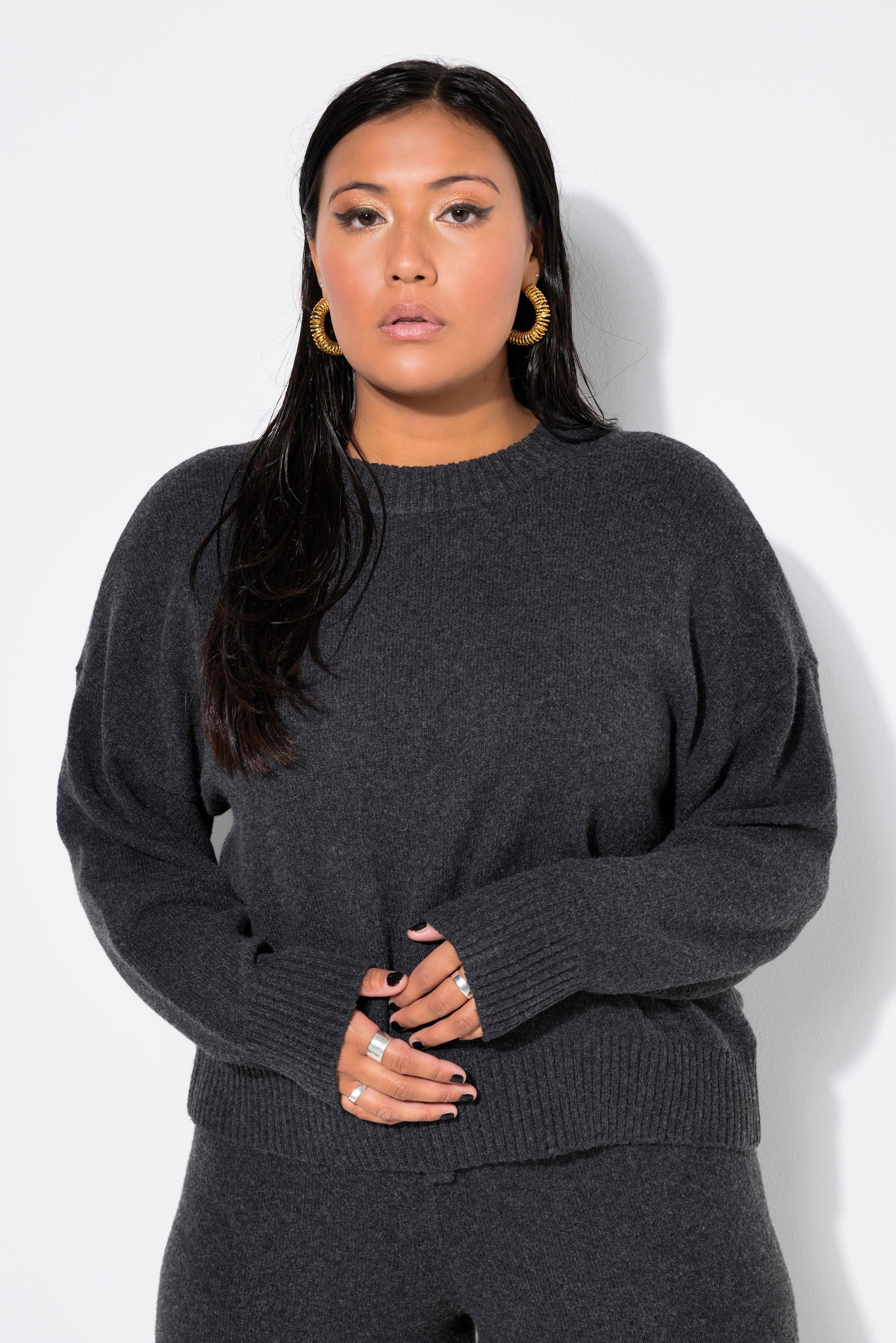 Studio Untold Strickpullover, Oversize Shape, weiter Langarm