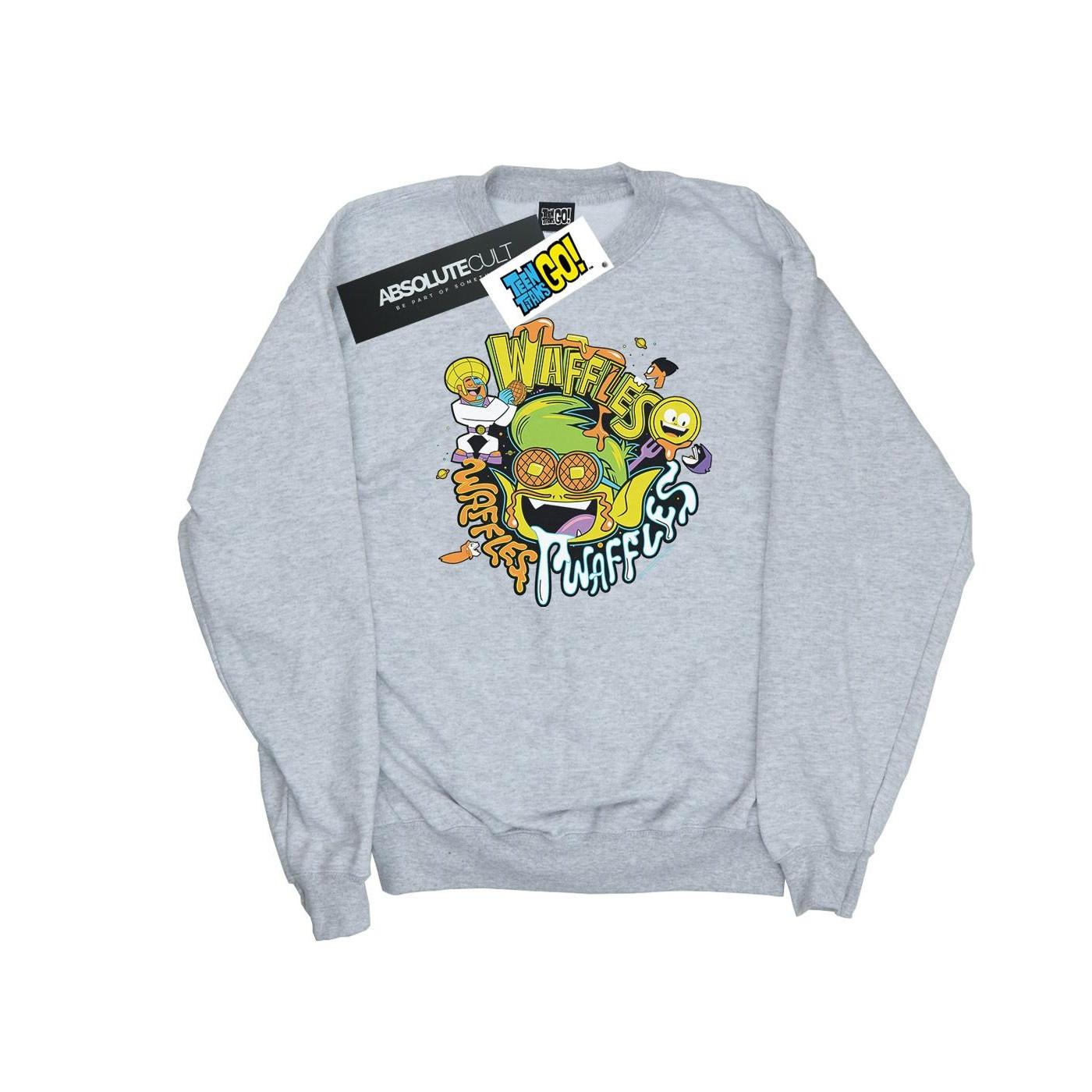 DC COMICS Teen Titans Go Waffle Mania Sweatshirt