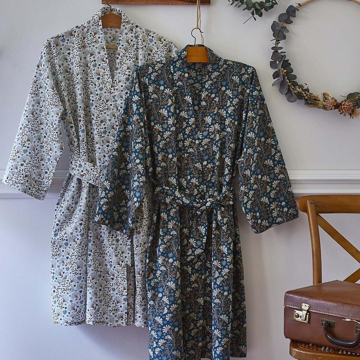 La Redoute Intérieurs Kimono-Bademantel Kalyan aus Baumwollvoile