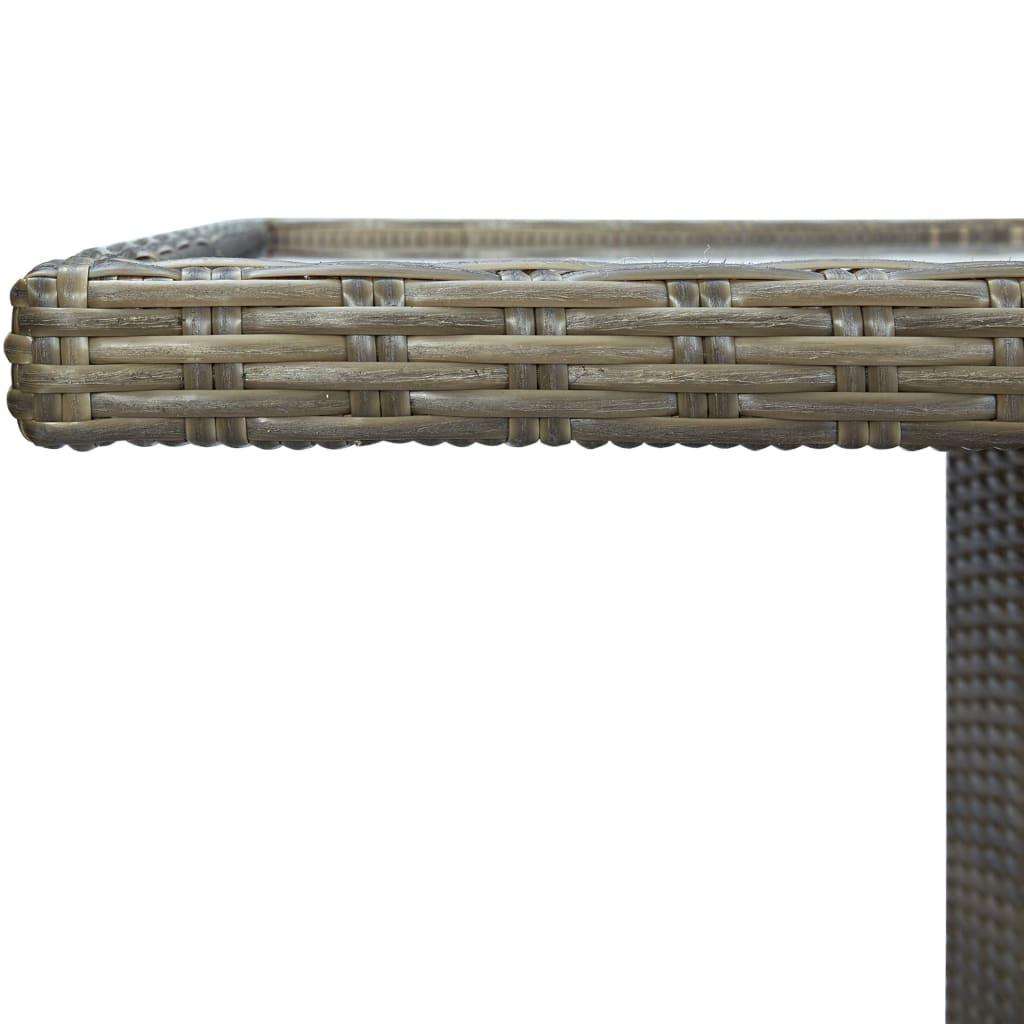 VidaXL Gartentisch poly-rattan
