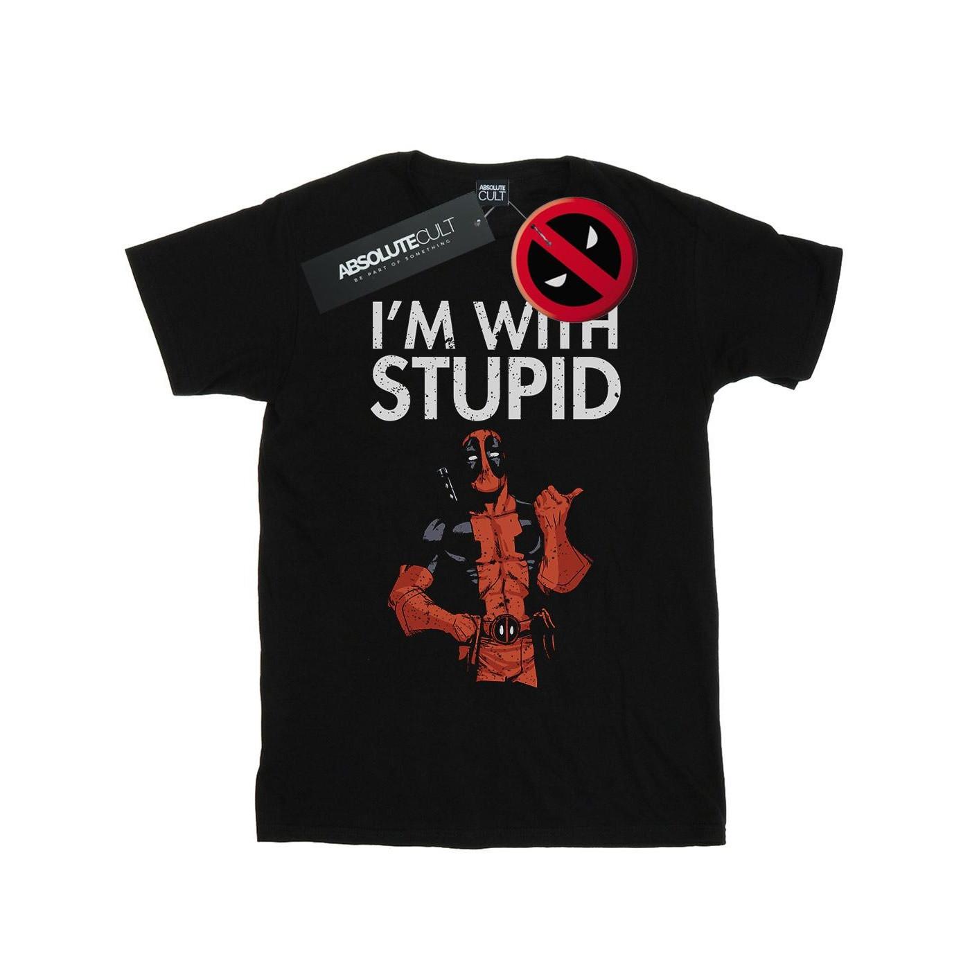 MARVEL I'm With Stupid T-Shirt