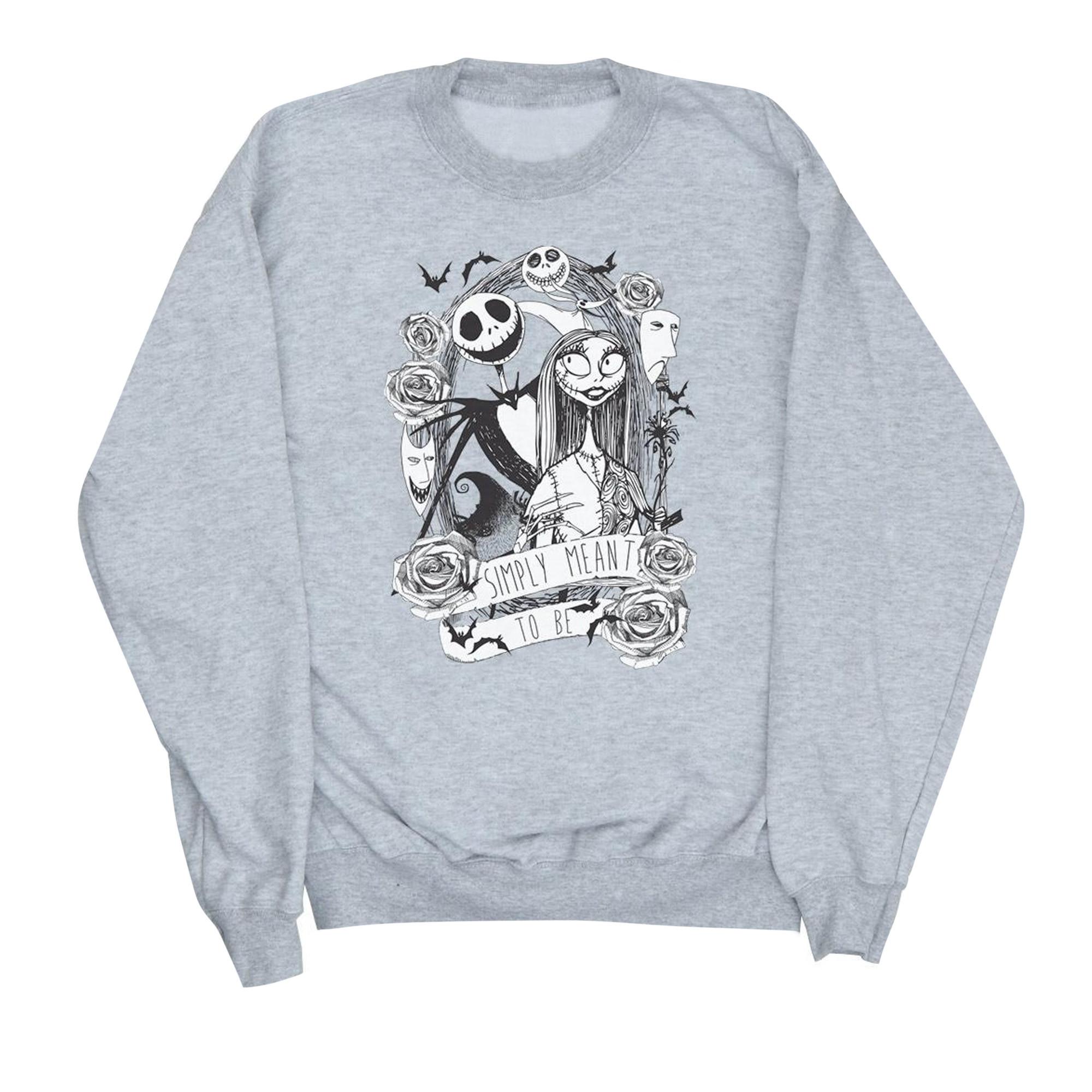 Disney Nightmare Before Christmas Simply Meant To Be Sweatshirt