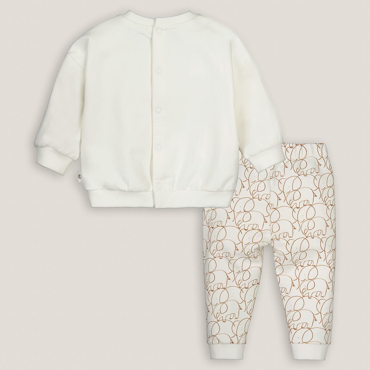 La Redoute Collections Baby-Set aus Sweatshirt & Jogginghose