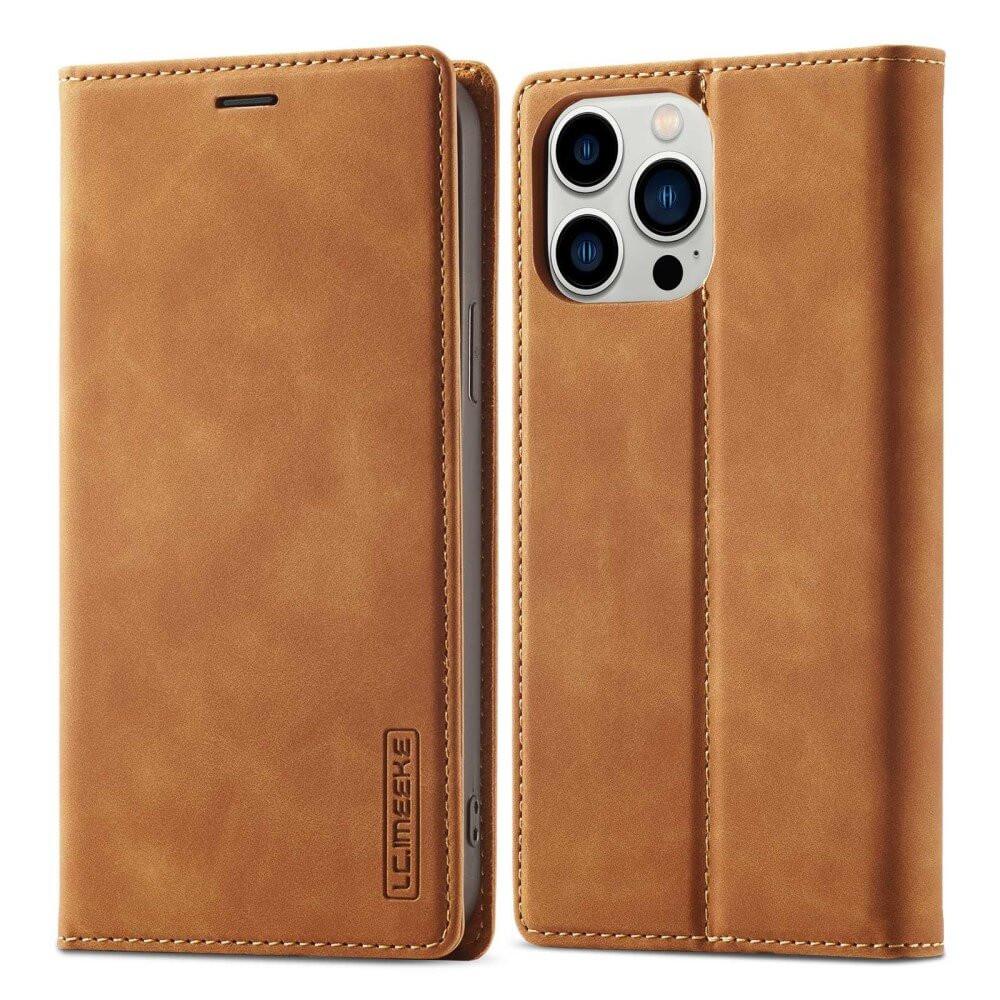 Cover-Discount iPhone 14 Pro - Vintage Flip Case Etui