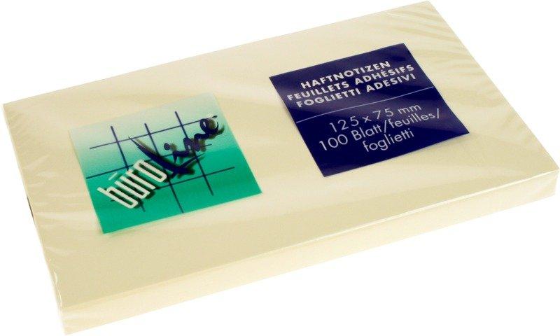 BÜROLINE BÜROLINE Haftnotizen 125x75mm 133028 gelb 100 Blatt