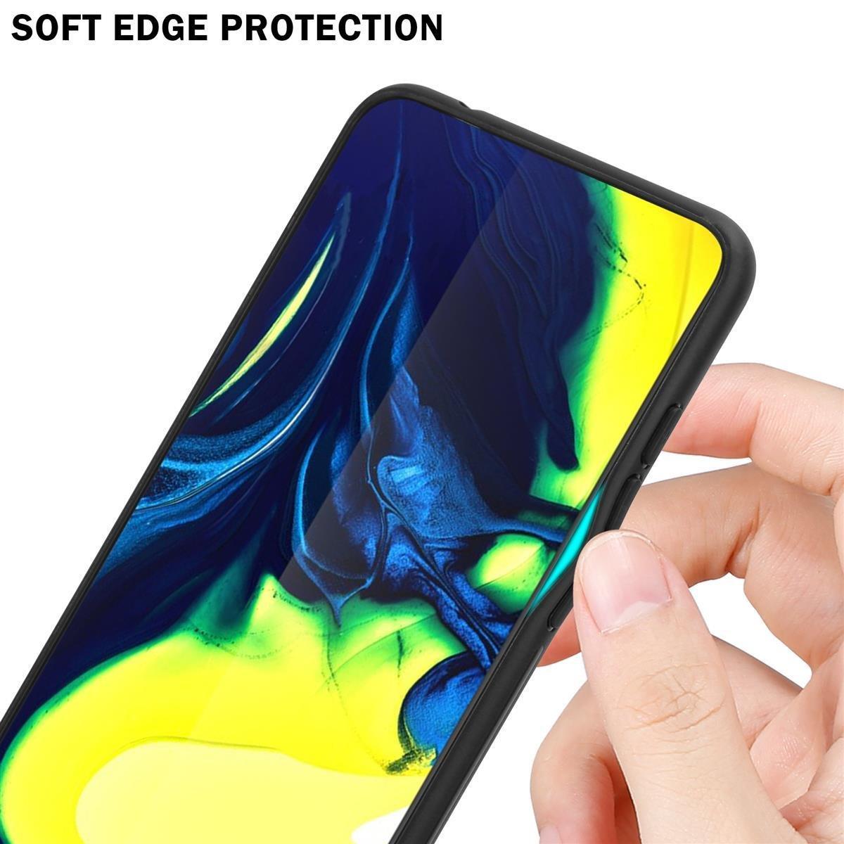 Cadorabo Hülle für Samsung Galaxy A80 / A90 4G Zweifarbig
