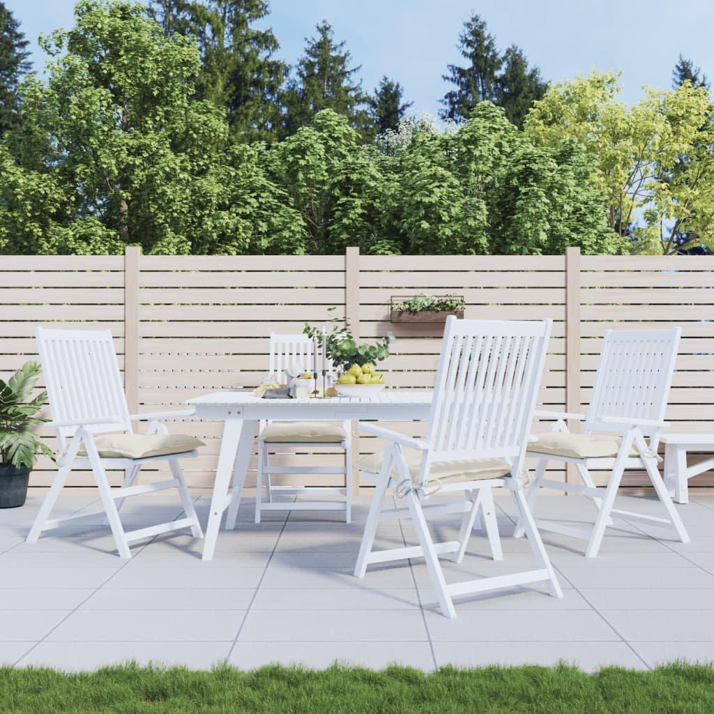 VidaXL Stuhlkissen 4 Stk. 40x40x7 cm Stoff