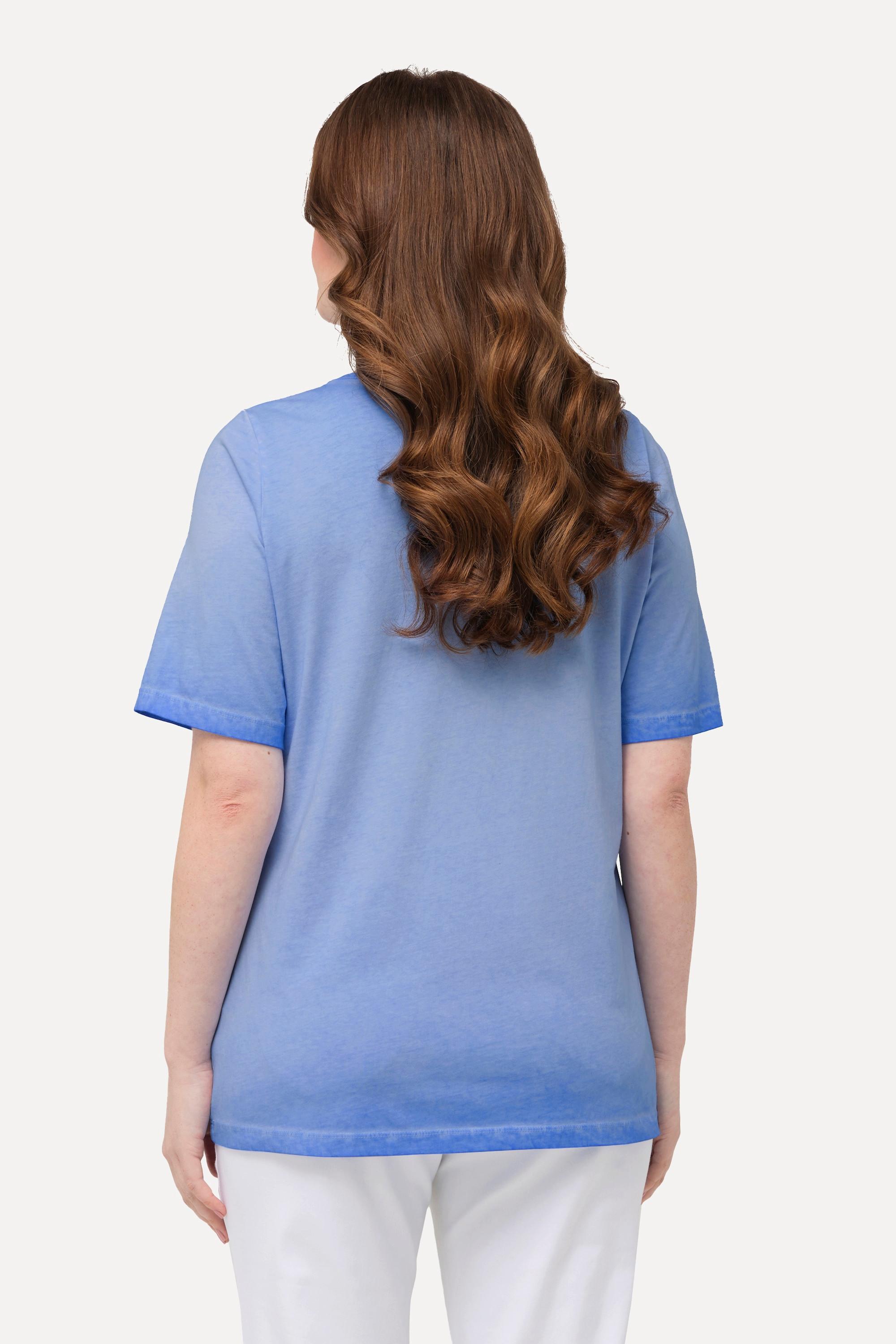 Ulla Popken Trachtenherz Classic V-Ausschnitt Halbarm T-Shirt