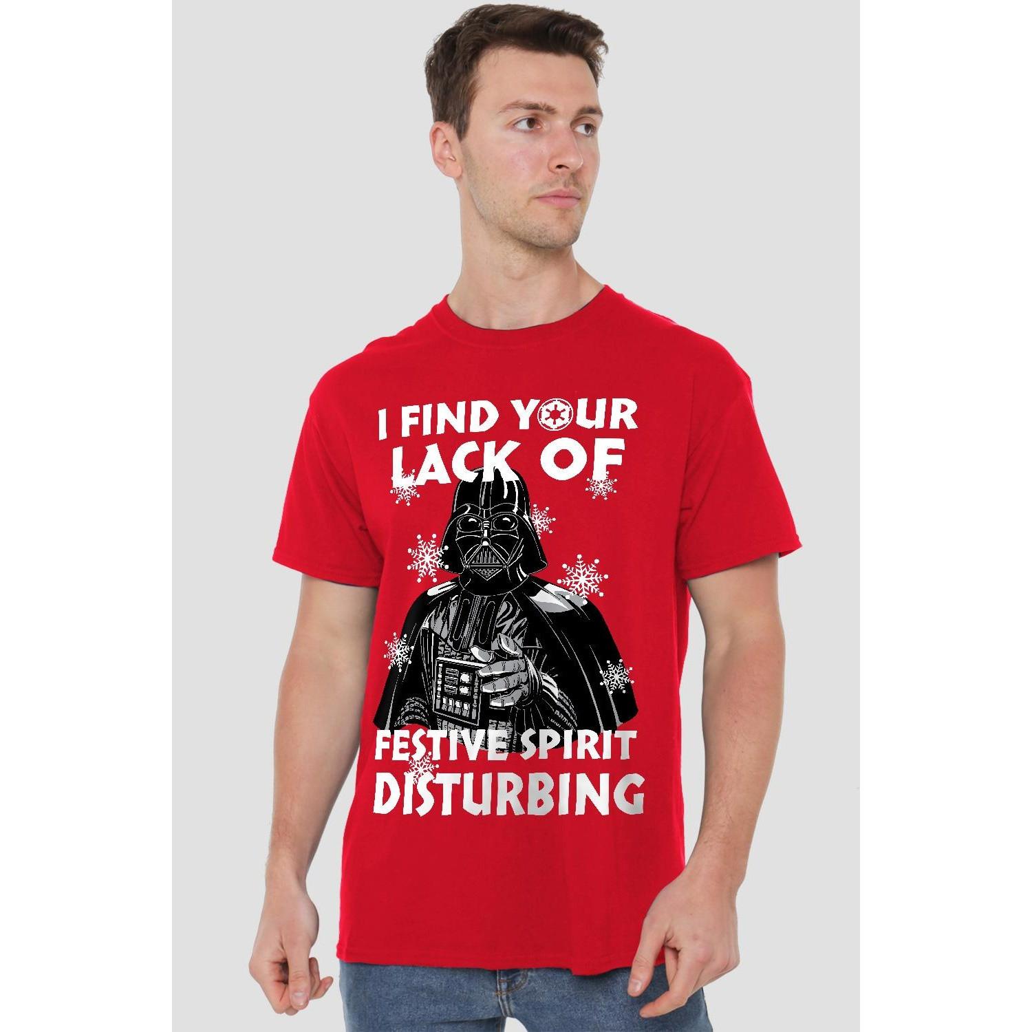 STAR WARS Star Wars weihnachtliches Design T-Shirt