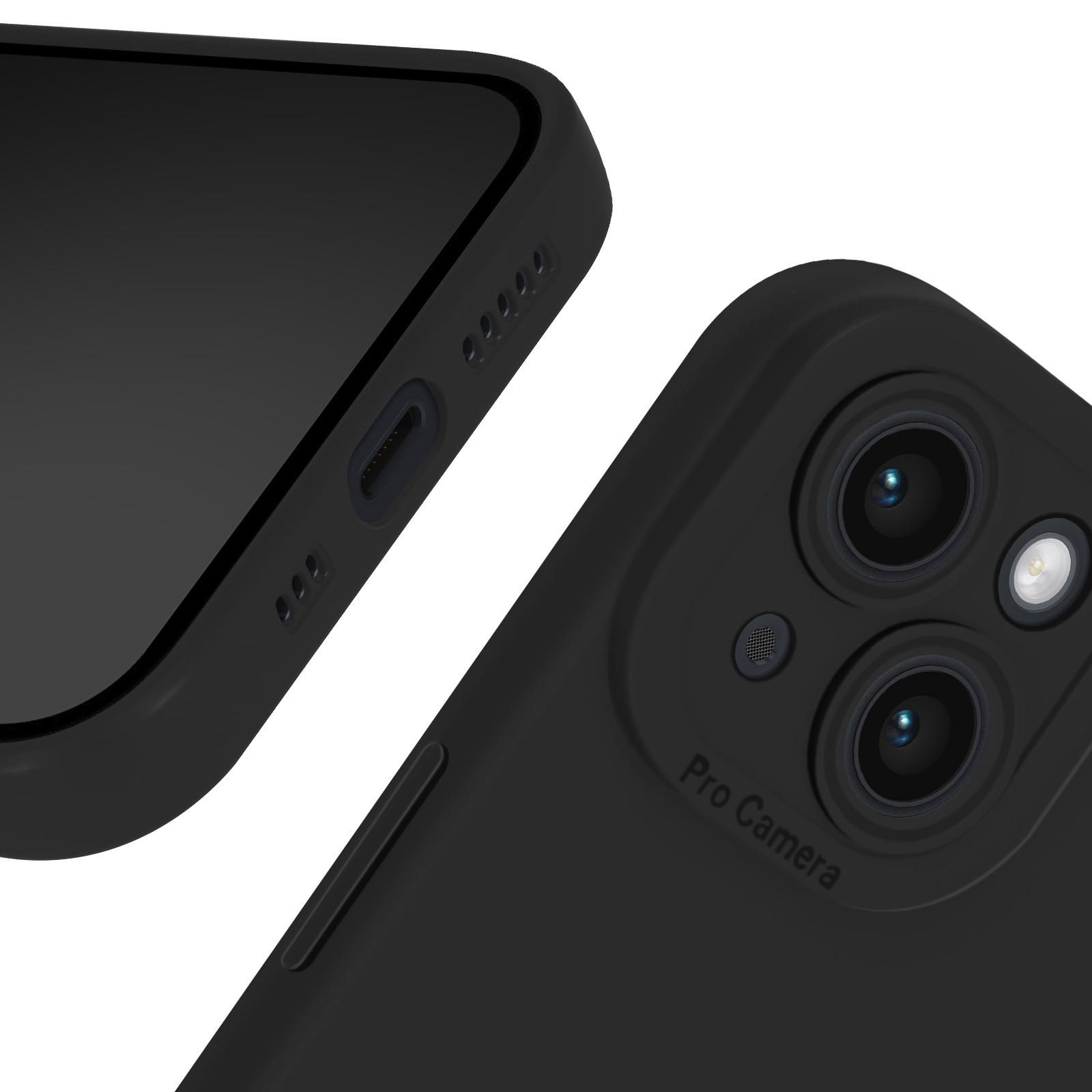 Avizar Weiche Hülle Apple iPhone 14 Schwarz