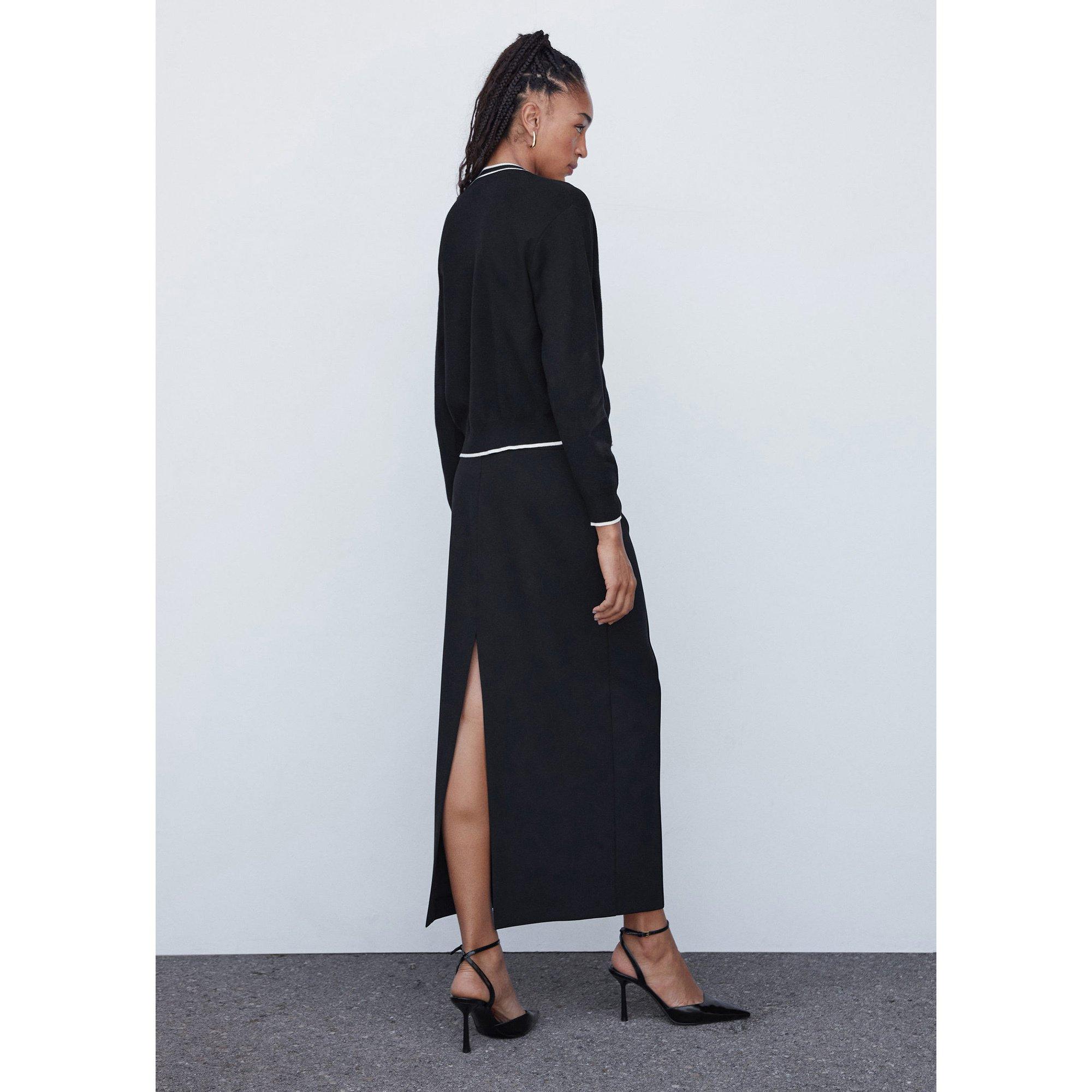 MANGO PIPPING Cardigan, langarm