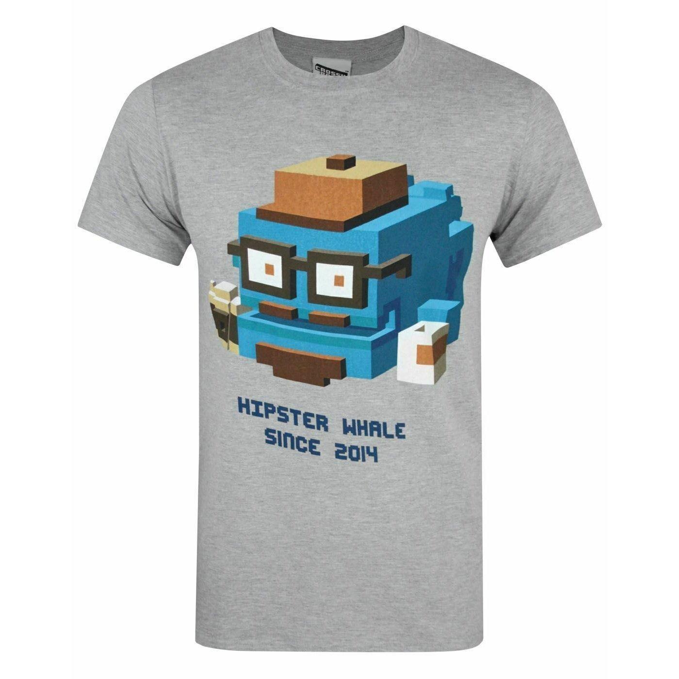Vanilla Underground Crossy Road Hipster Whale T-Shirt