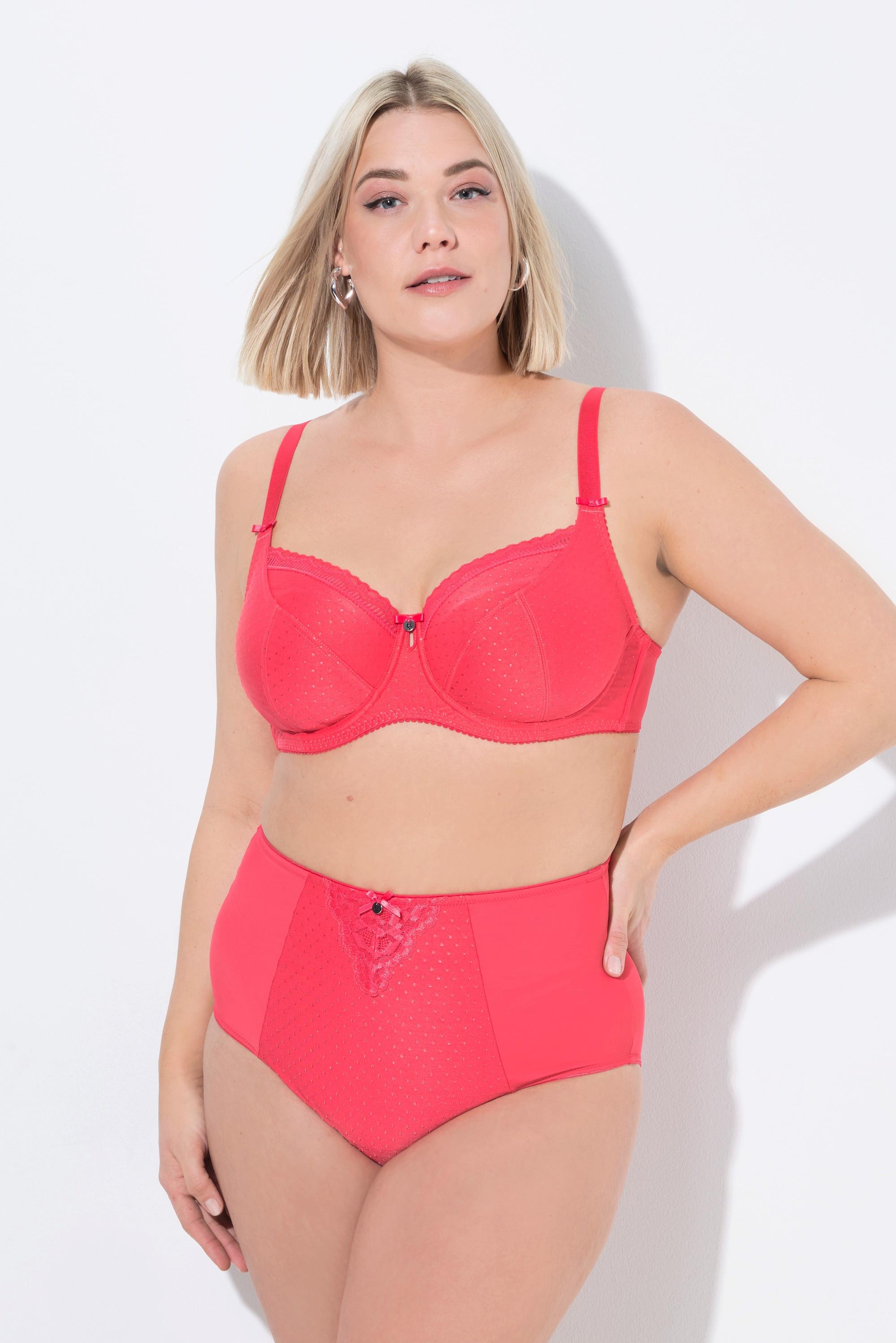 Ulla Popken Shaping-Taillenslip, Spitzeneinsatz
